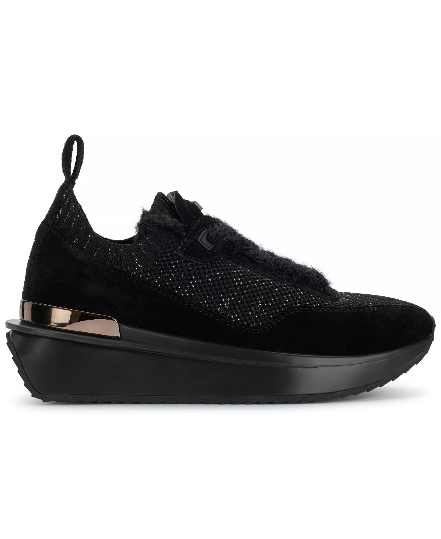 Women's Aveline Lace Up Sneakers - Black - 10M