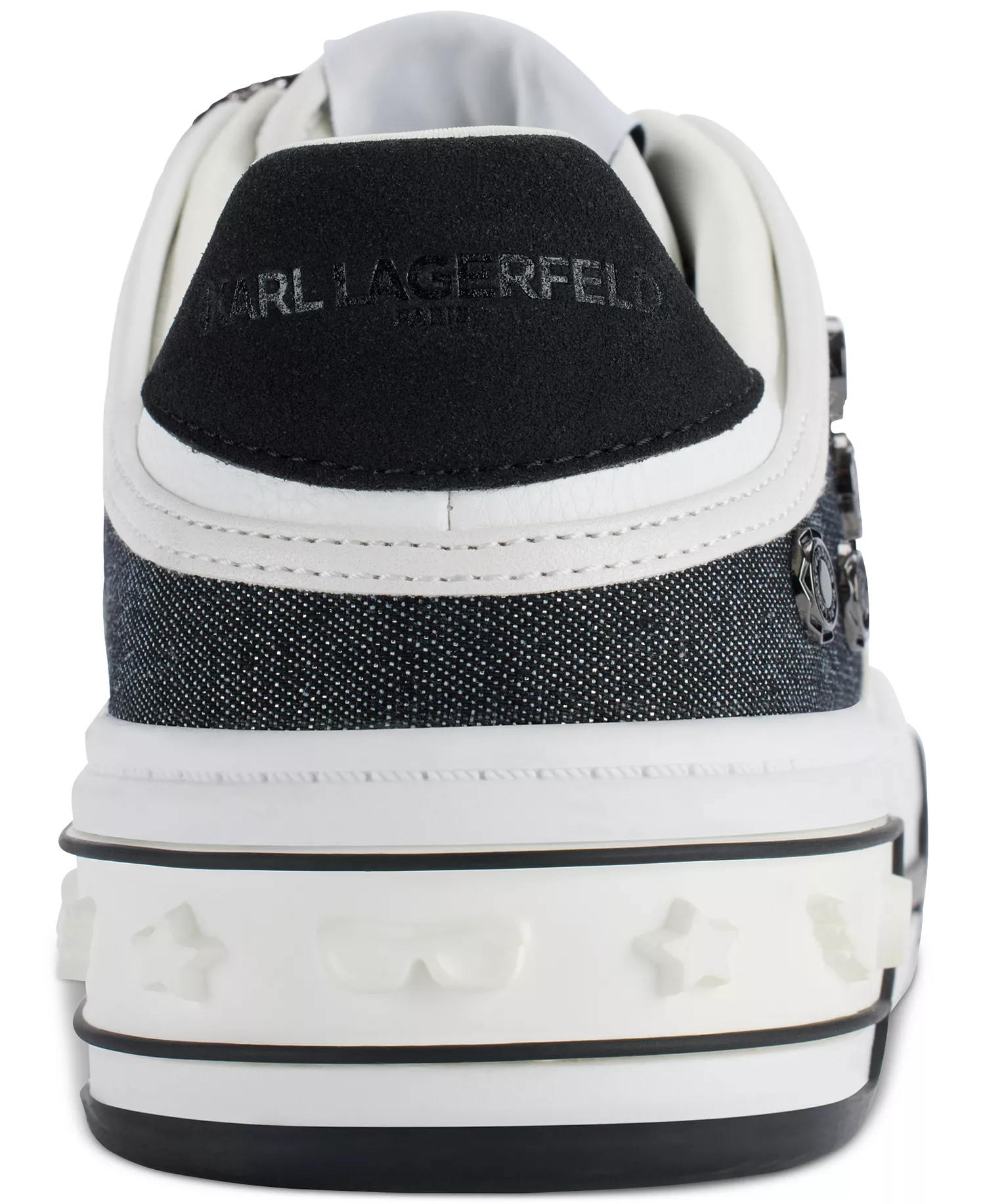 Women's Cyndra Lace Up Sneakers - Black/ Bright White - 11