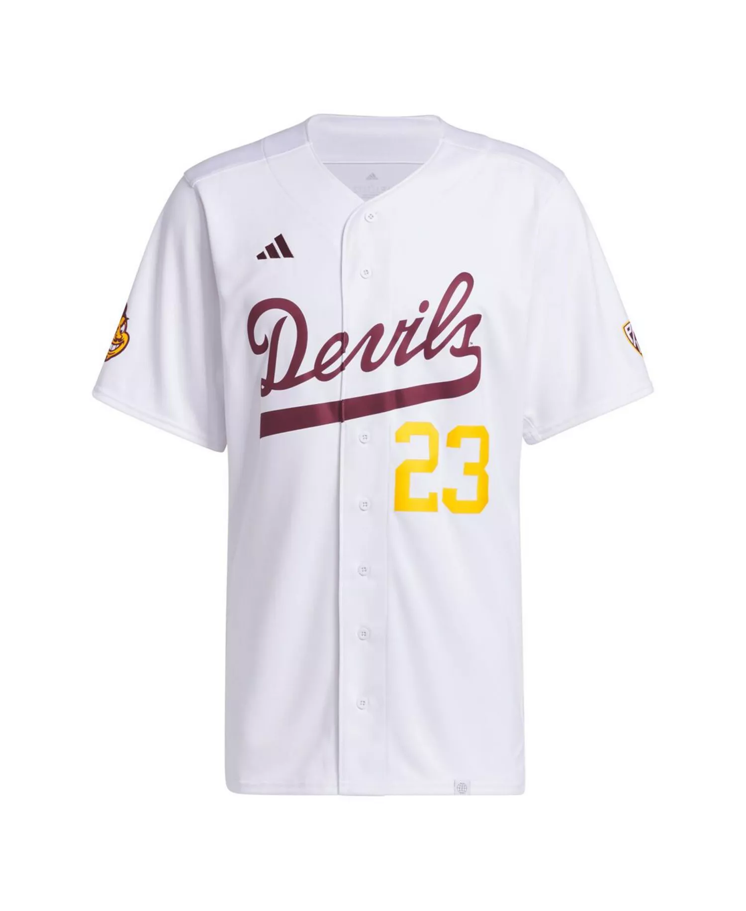 Men's #23 White Arizona State Sun Devils Team Baseball Jersey - White - 2XL