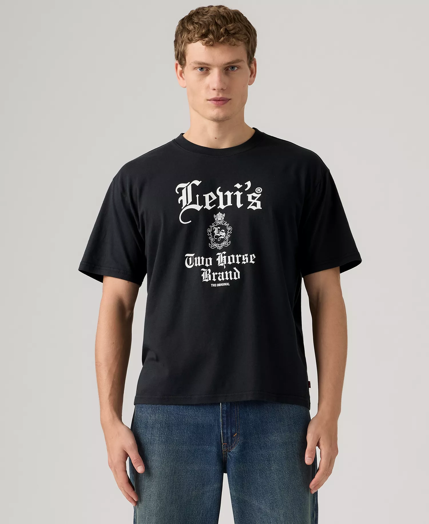Men's Boxy Crewneck T-Shirt - Black - 2XL
