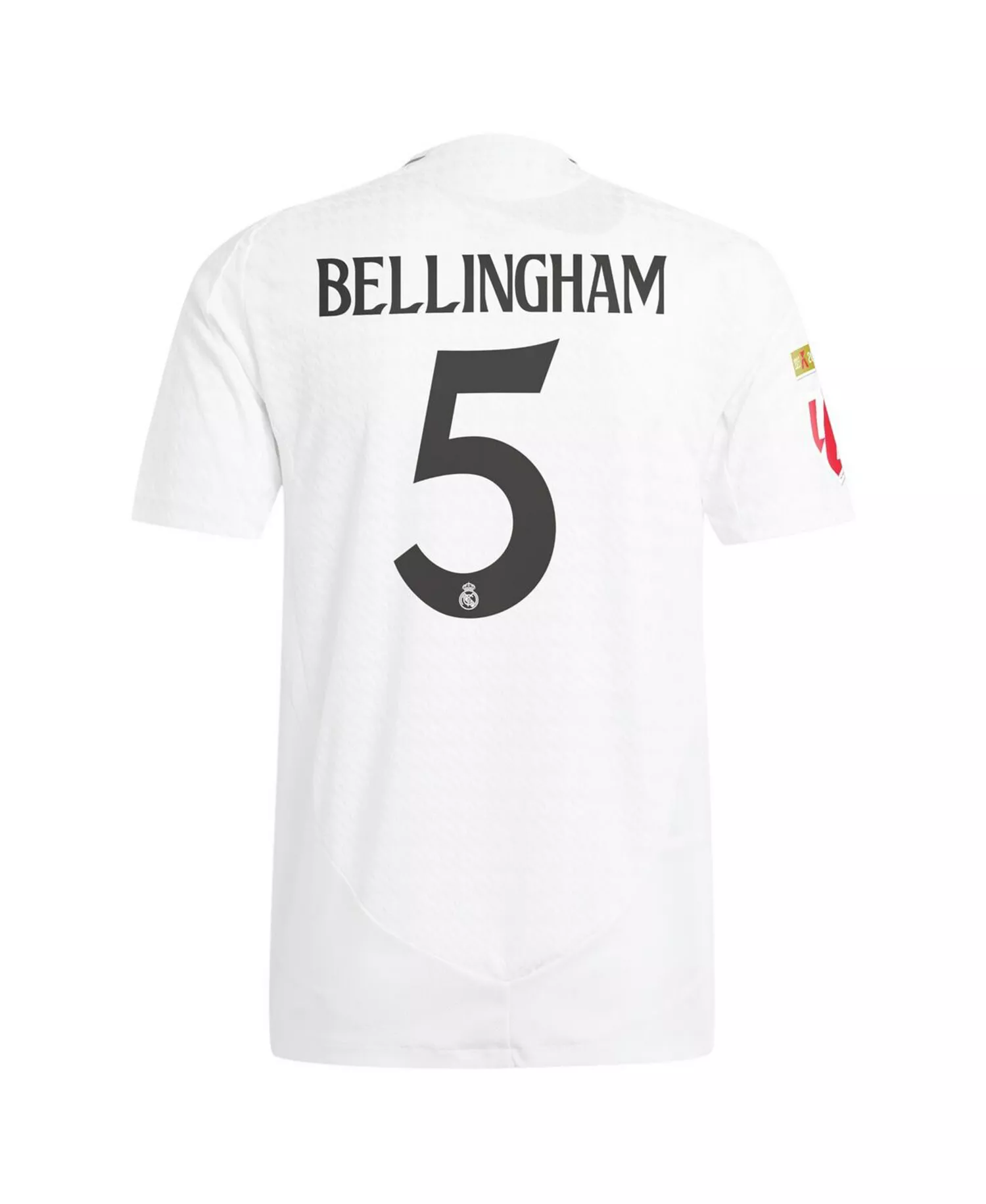Men's Jude Bellingham White Real Madrid 2024/25 Home Authentic Player Jersey - White - 2XL