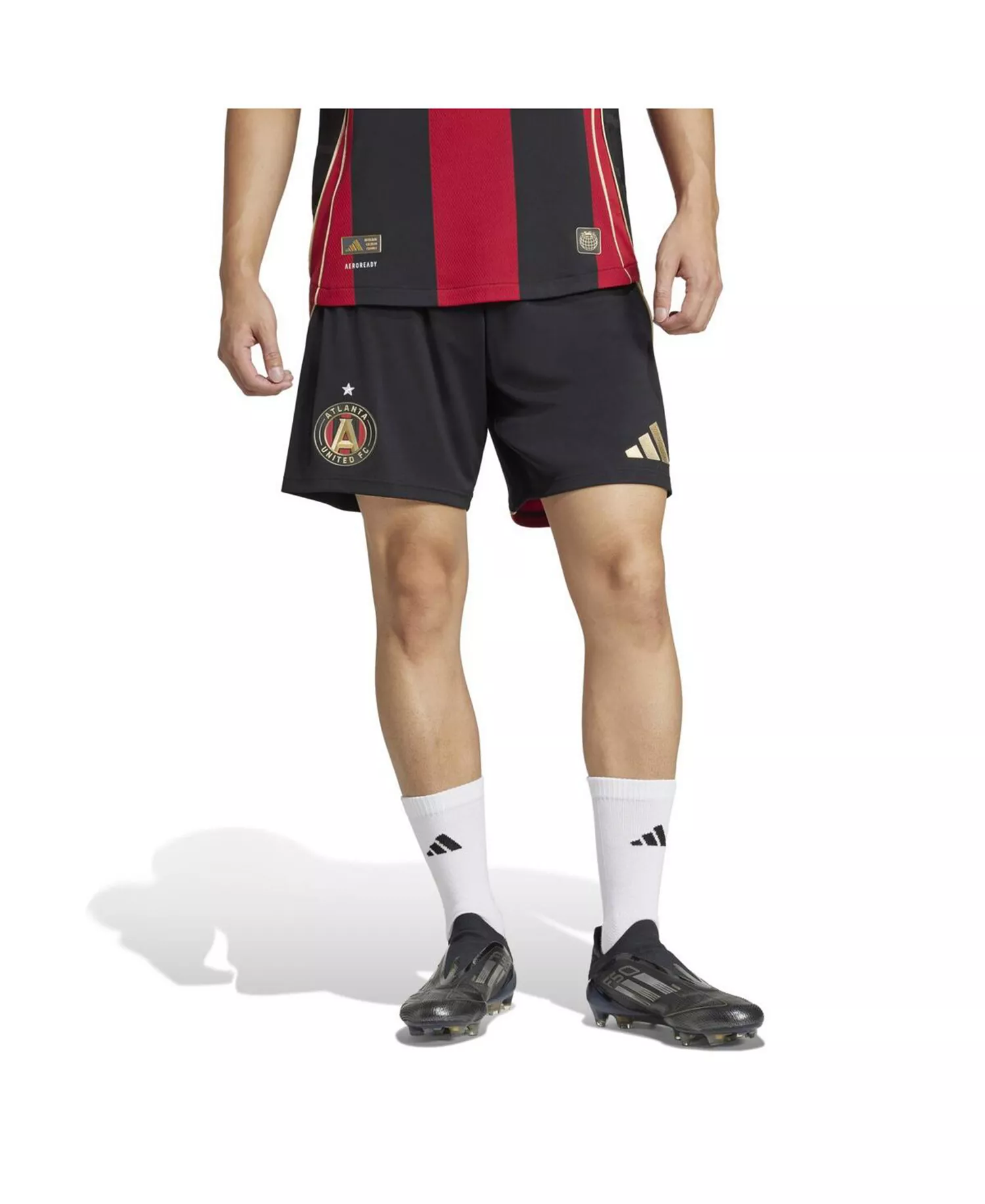 Men's Black Atlanta United FC Home 2025 The Connector Authentic Shorts - Black - L