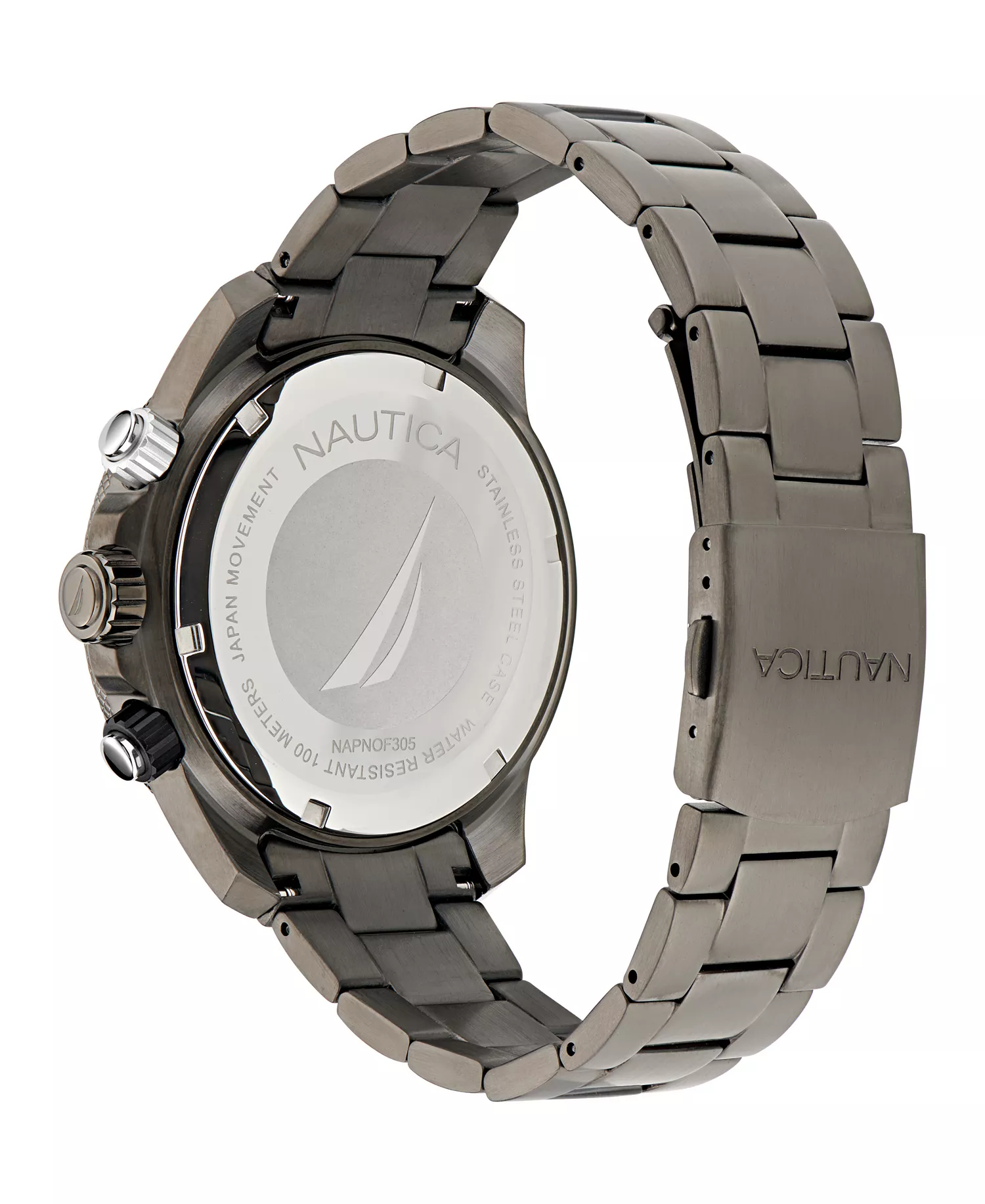 Men's Chronograph Silver-Tone Stainless Steel Watch, 48mm - Silver-Tone - NO SIZE