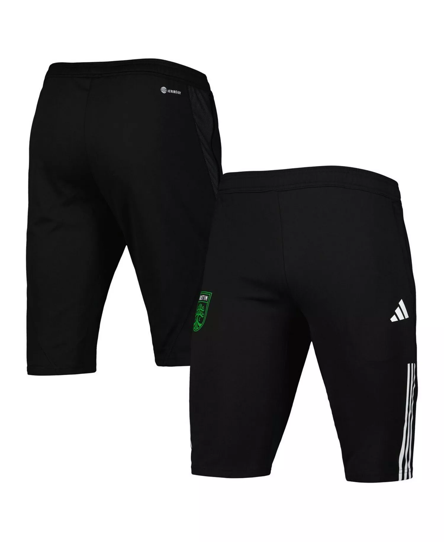 Men's Black Austin FC 2023 On-Field Training AEROREADY Half Pants - Black - 2XL