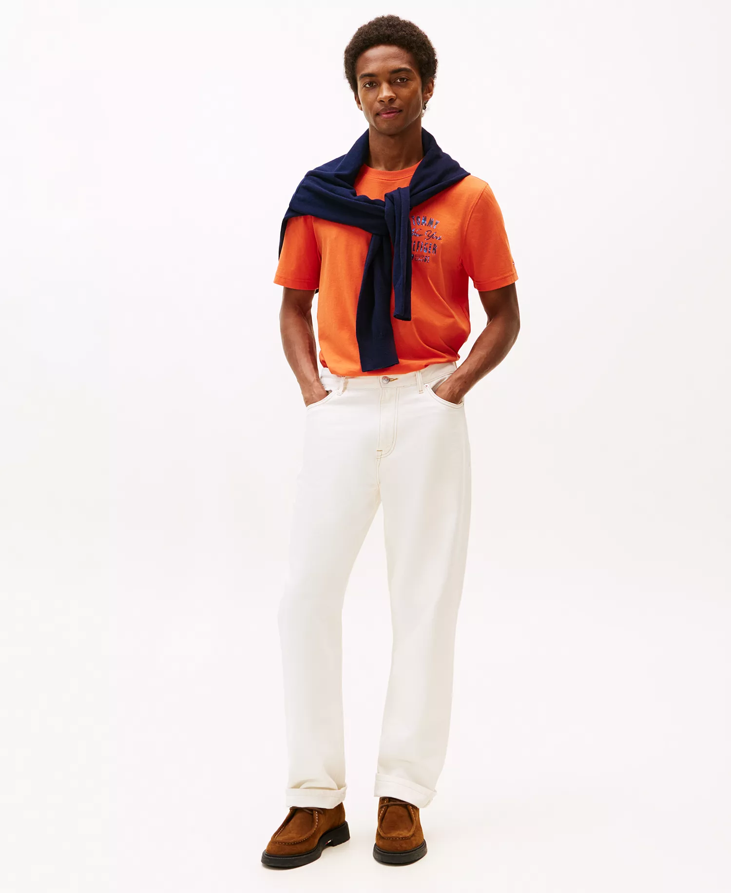 Men's New York Graphic T-Shirt - Brilliant Orange - L