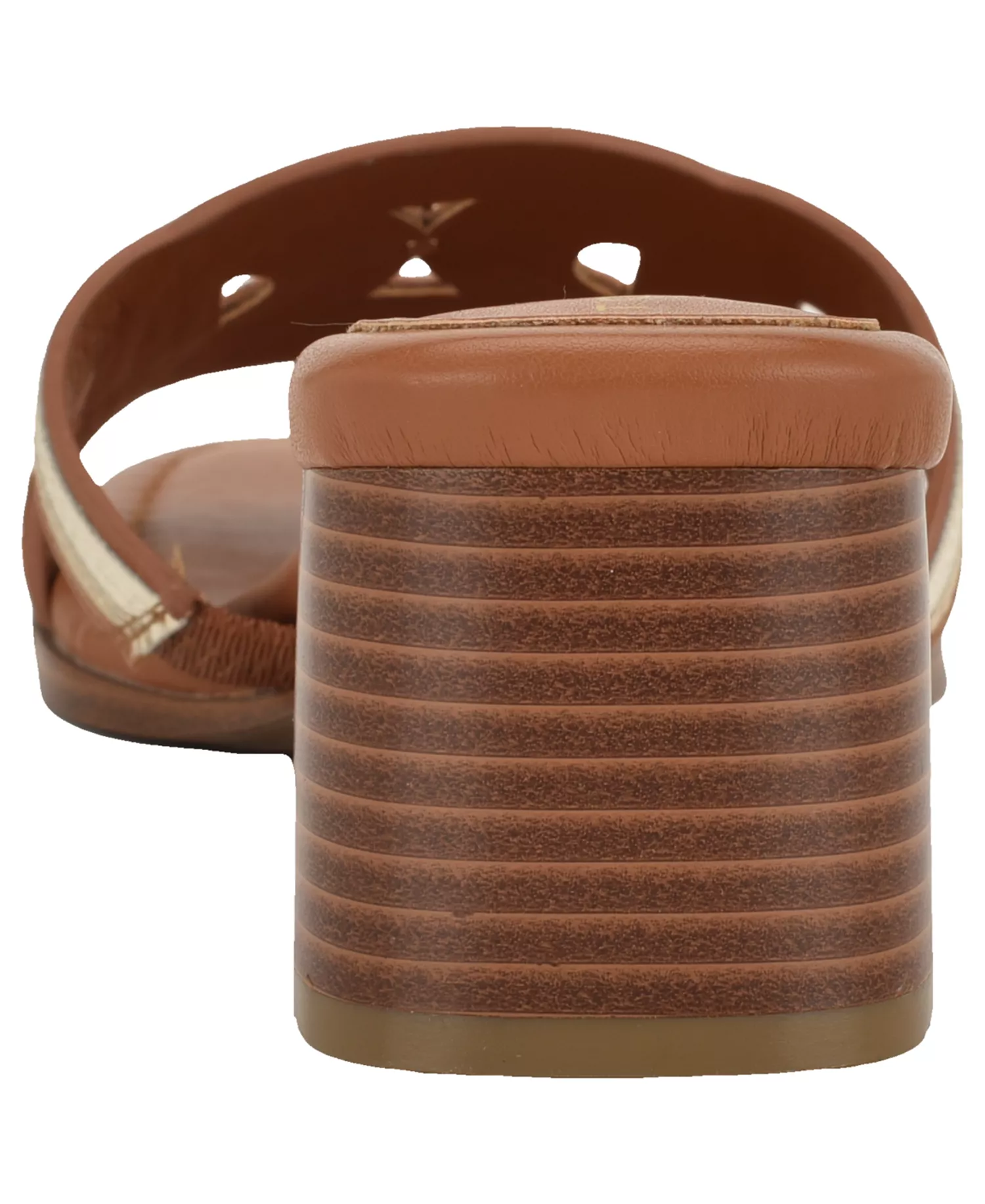 Women's Marica Block Heel Slide Sandal - Cognac Multi - 10M