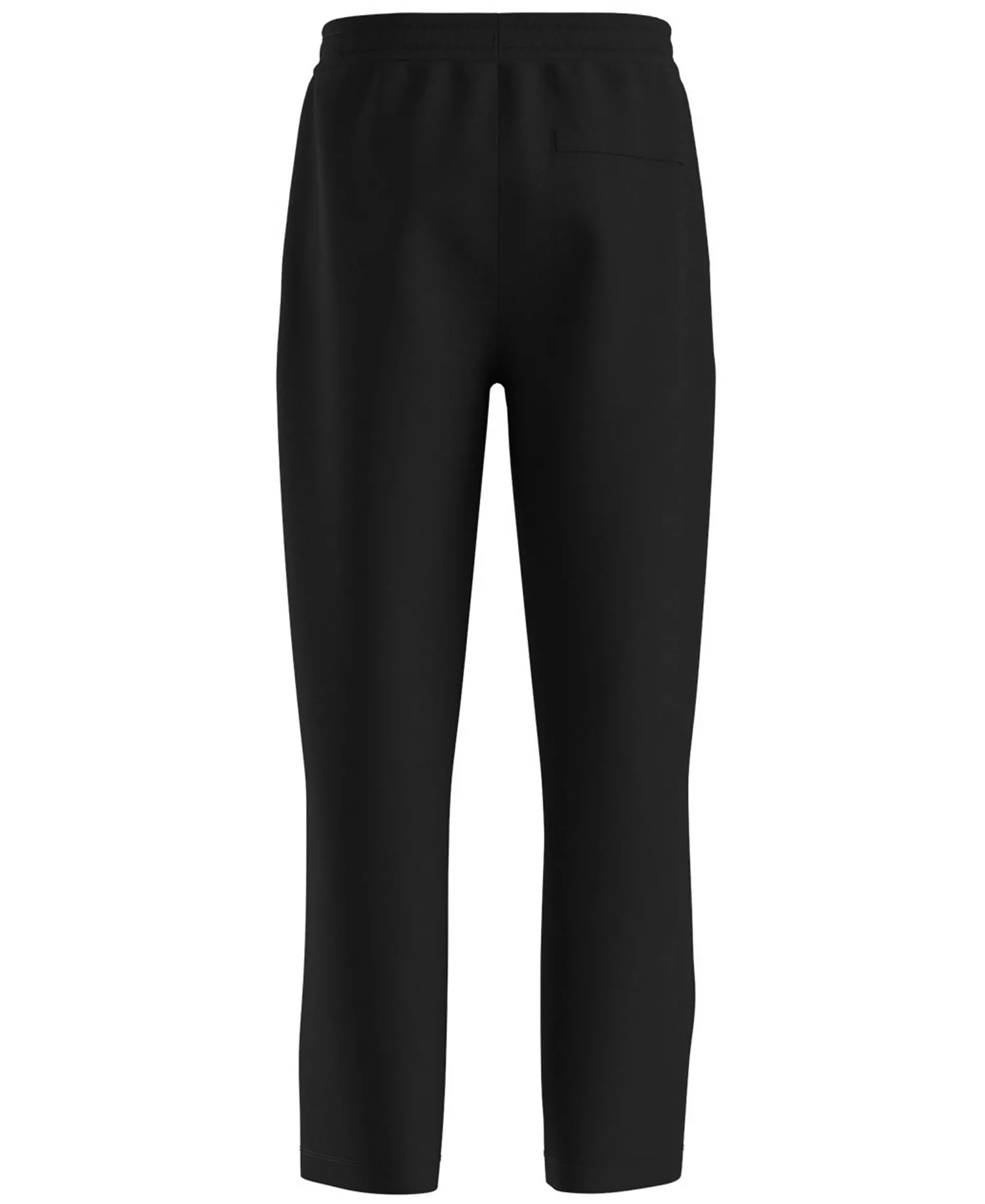 Men's Long Straight-Fit Trousers - Black - 2XL