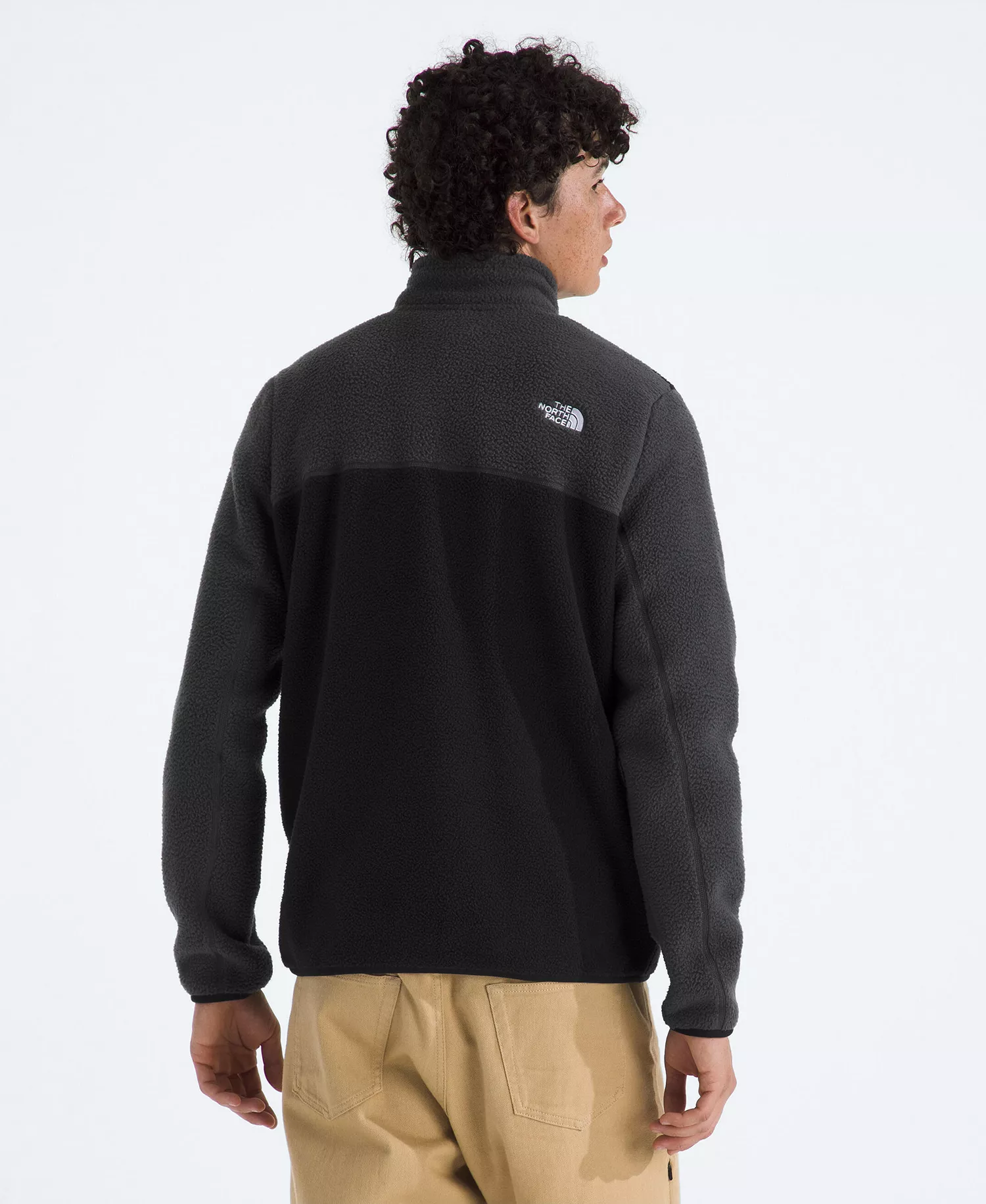 Men's Yumiori Quarter Zip Jacket - Black/Asphalt Gray/Monument Gray - 2XL