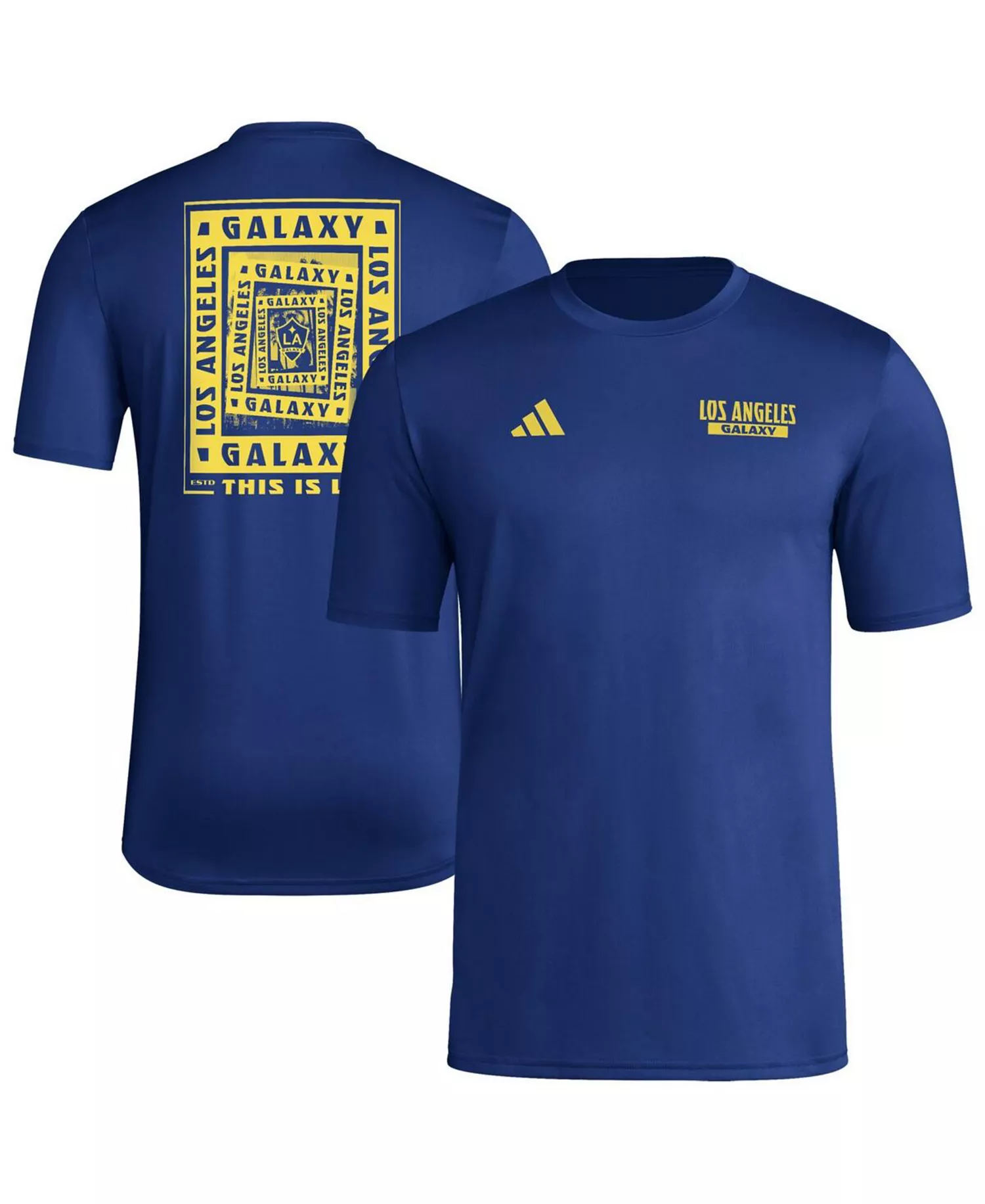 Men's Navy LA Galaxy Local Wrap T-Shirt - Navy - L