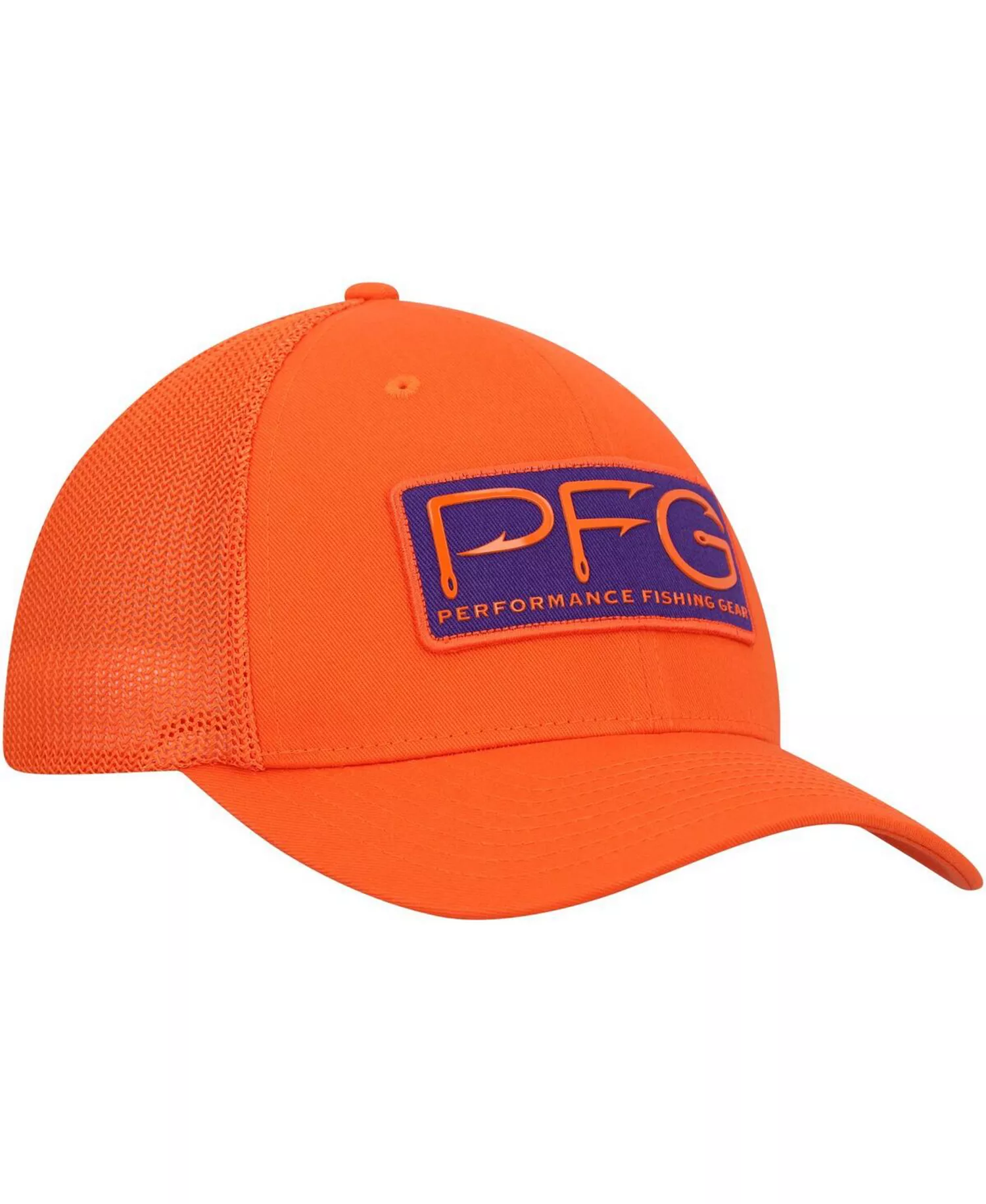 Men's Orange Clemson Tigers PFG Hooks Flex Hat - Orange - L/XL