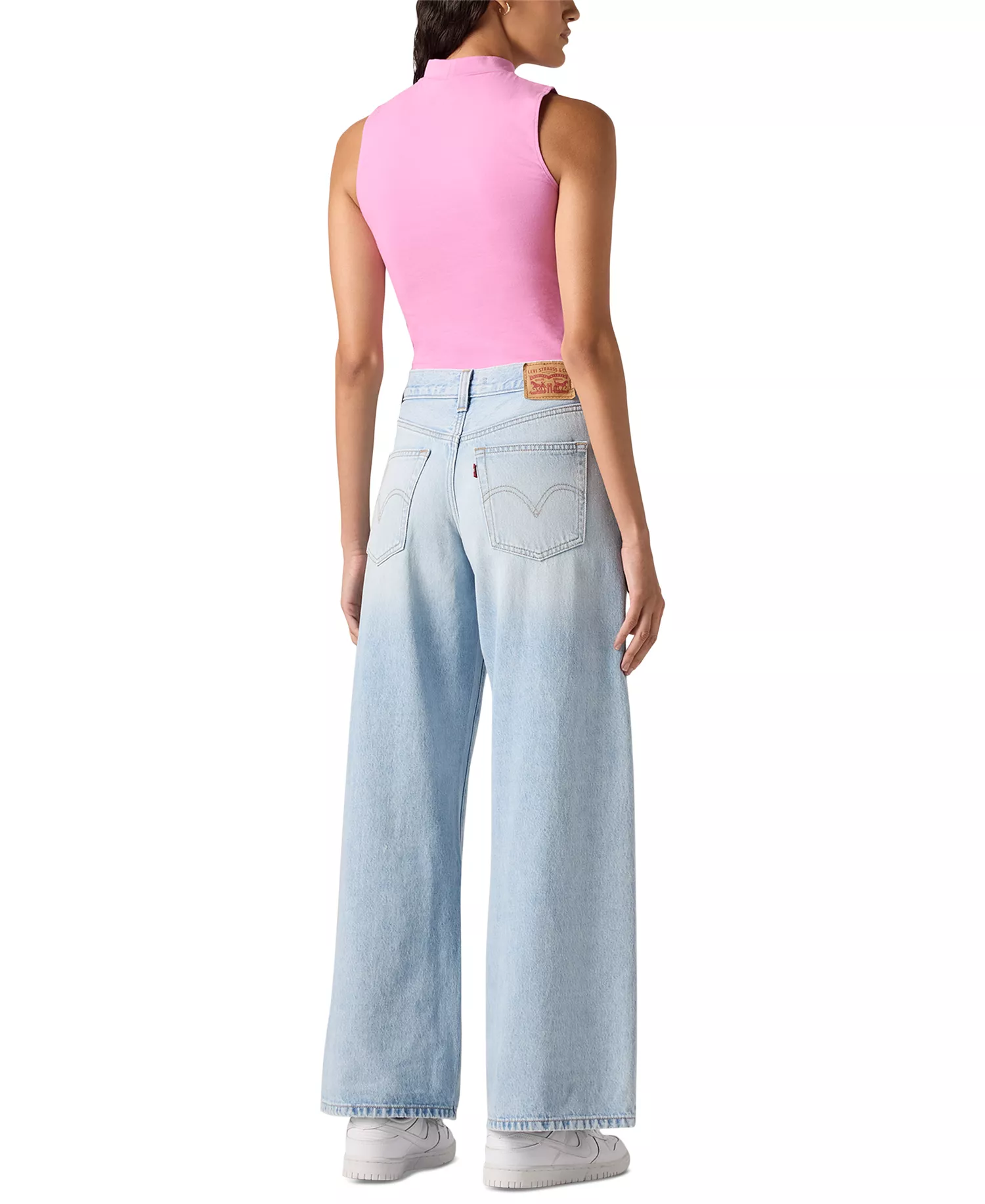 Women's '94 Baggy Wide-Leg Relaxed-Fit Denim Jeans - Abraided Art - 0