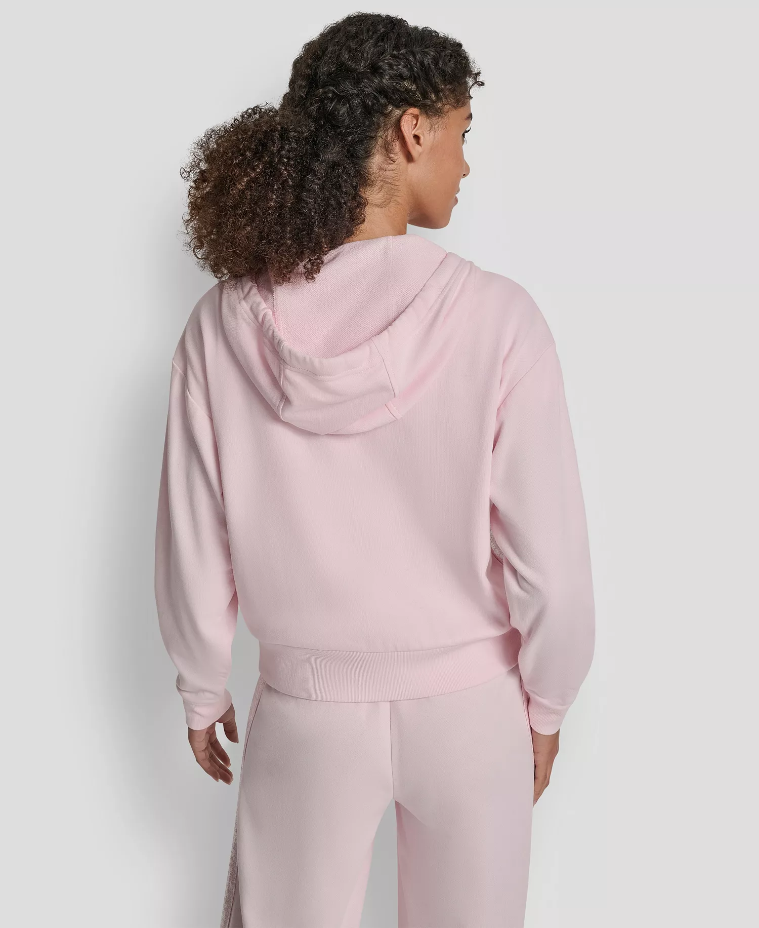 Women's Sequin Detail Long-Sleeve Jacket - Pink Moon - L