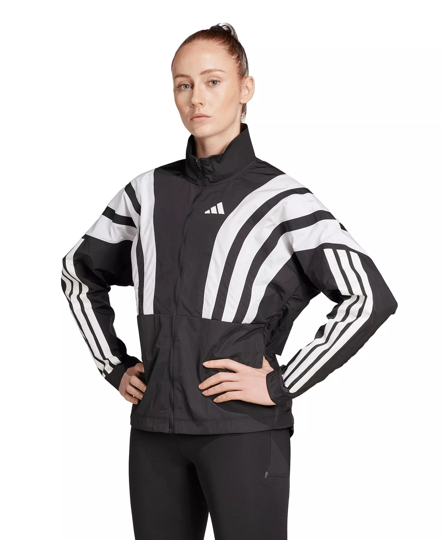 Women's Zero Archive Running Jacket - Black - L