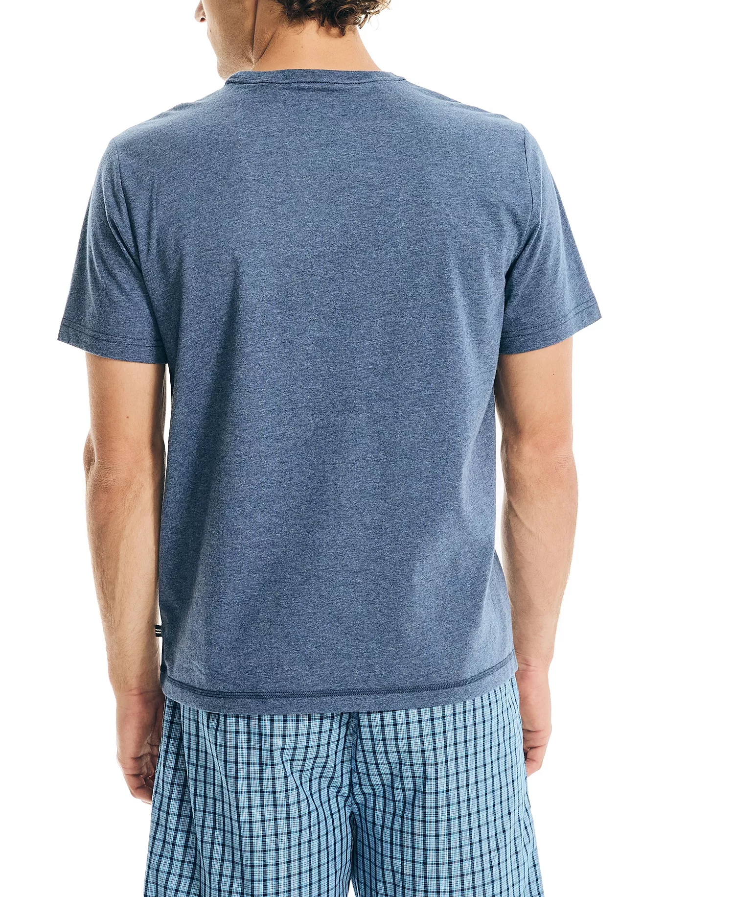 Men's Knit Pajama T-Shirt - Blue Indigo Heather - 2XL
