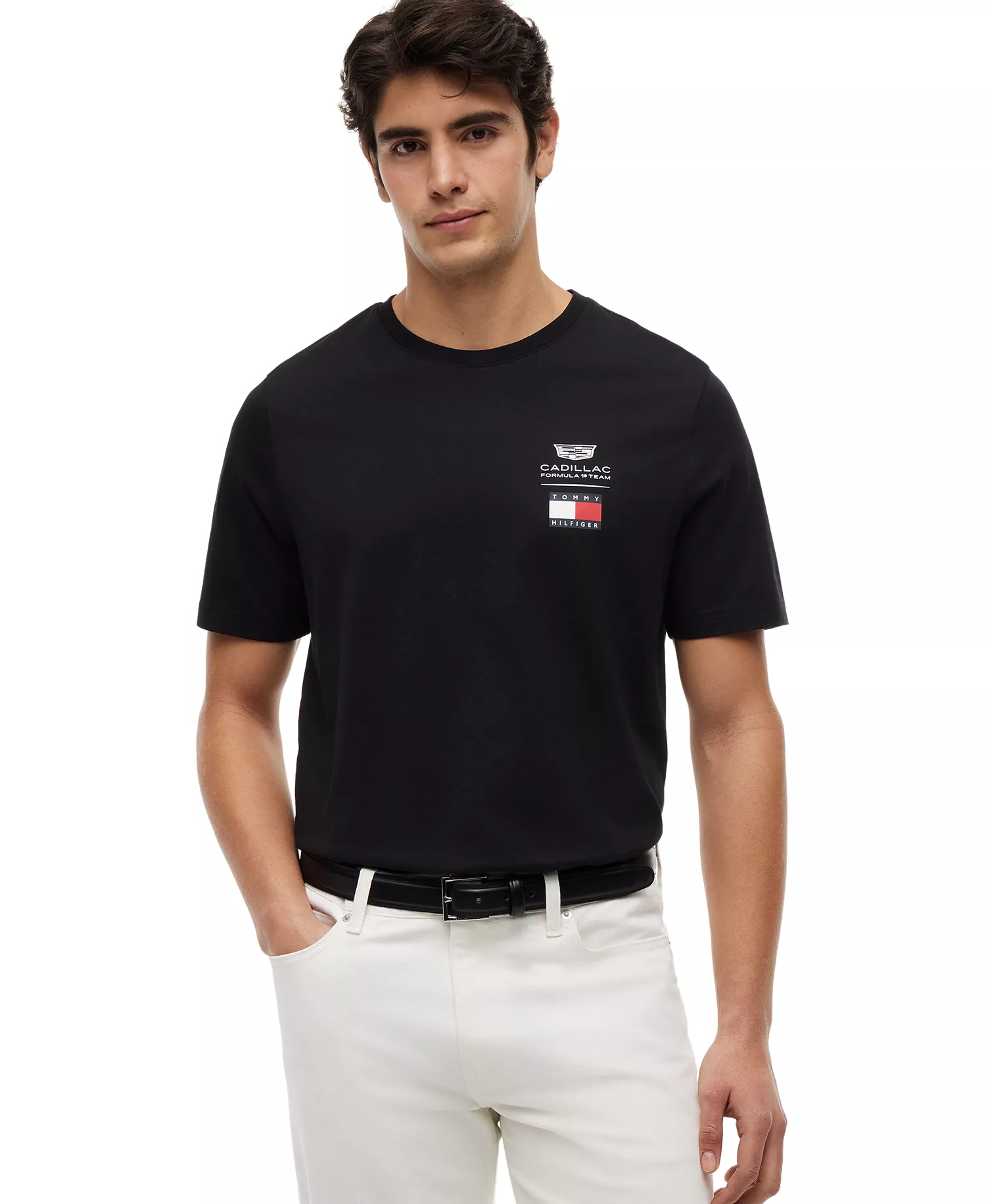 x Cadillac F1® Men's Logo T-Shirt - Black - L