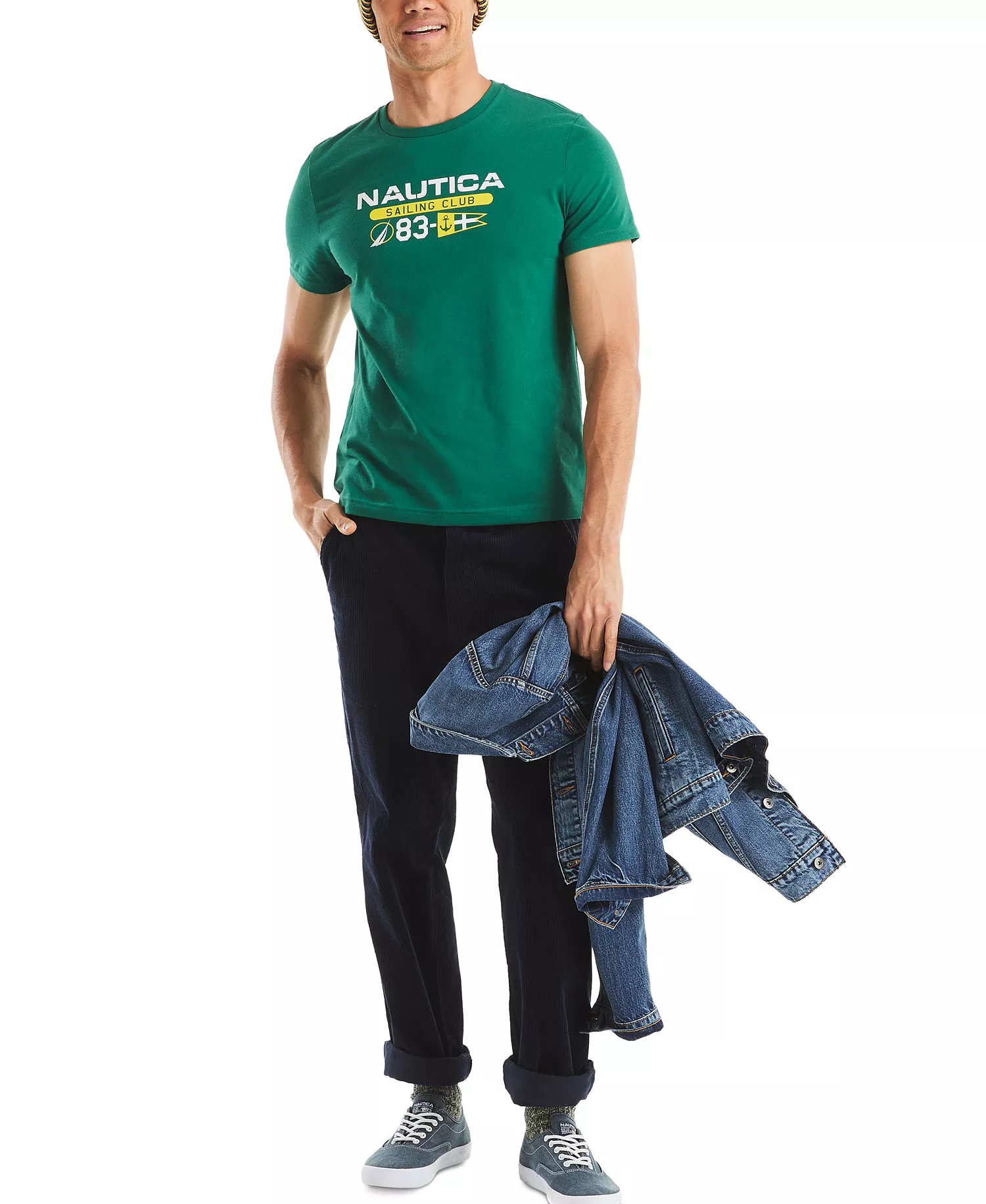 Men's Short Sleeve Heritage Logo Graphic T-Shirt - Spruce - 2XL