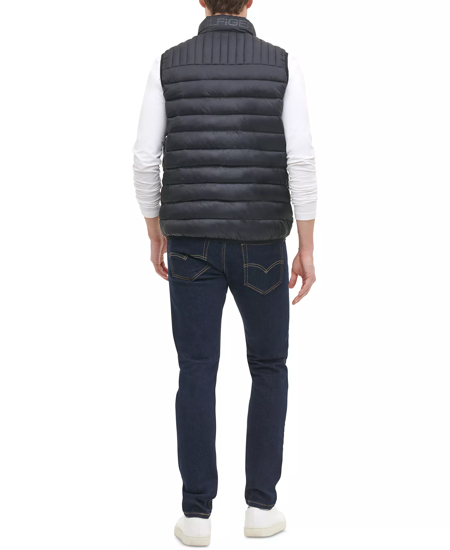 Men's Quilted Vest - Black - 2XL