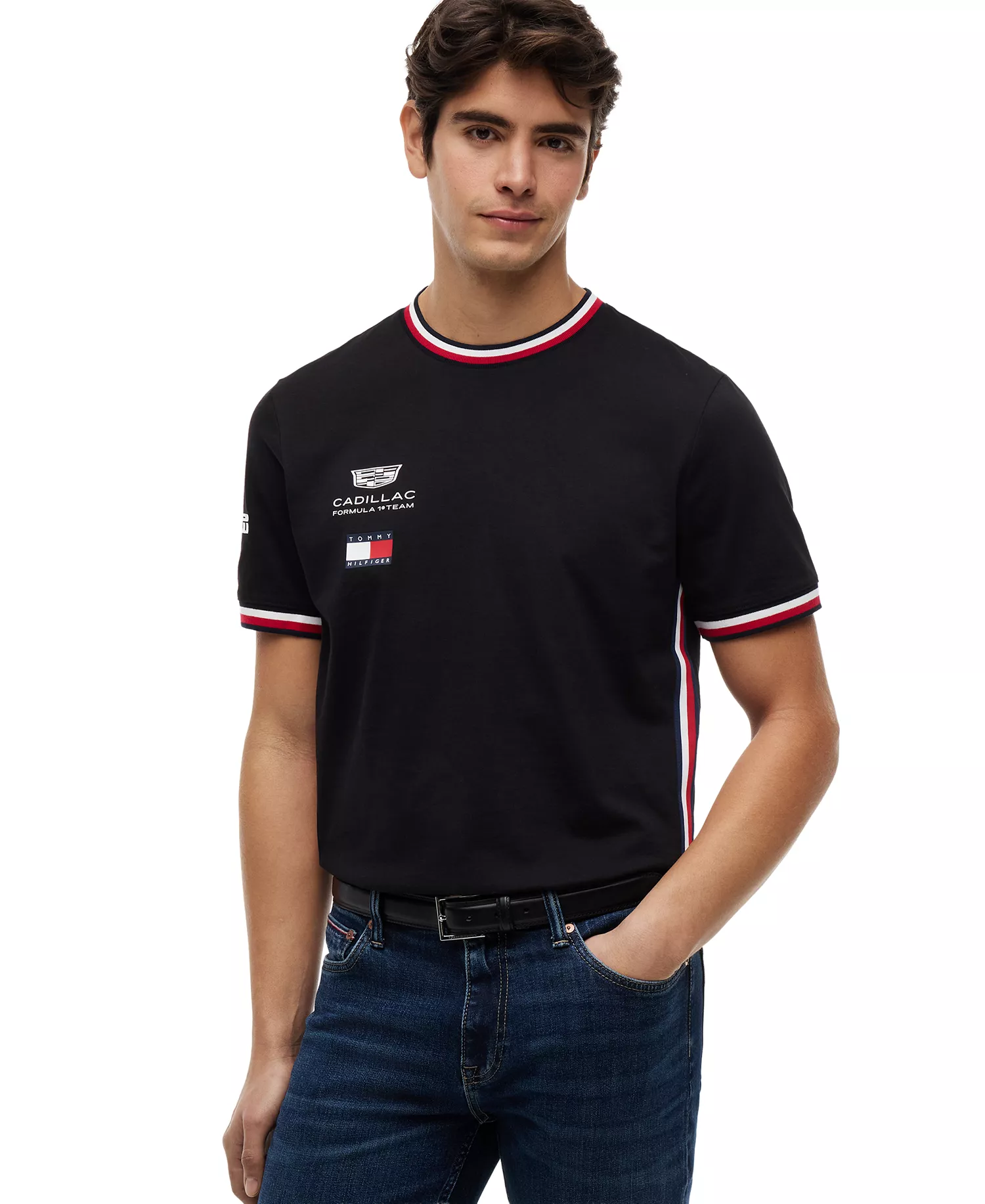 x Cadillac F1® Men's Replica Short-Sleeve T-Shirt - Black - S