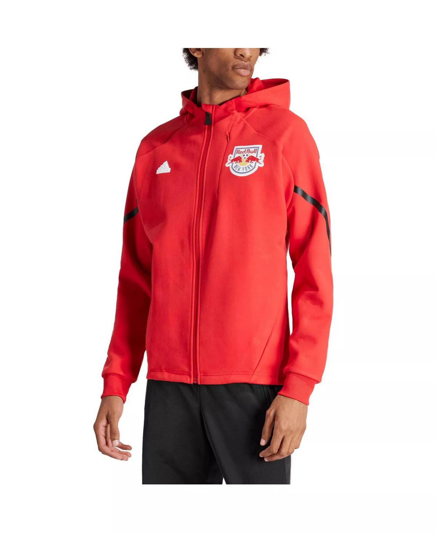 Men's Red New York Red Bulls 2024 Anthem Travel Full-Zip Jacket - Red - 3XL