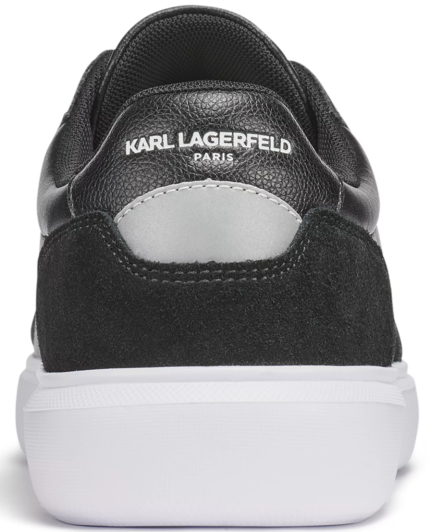 Men's Side Embroidered Karl Profile Logo Sneakers - Black - 10.5M