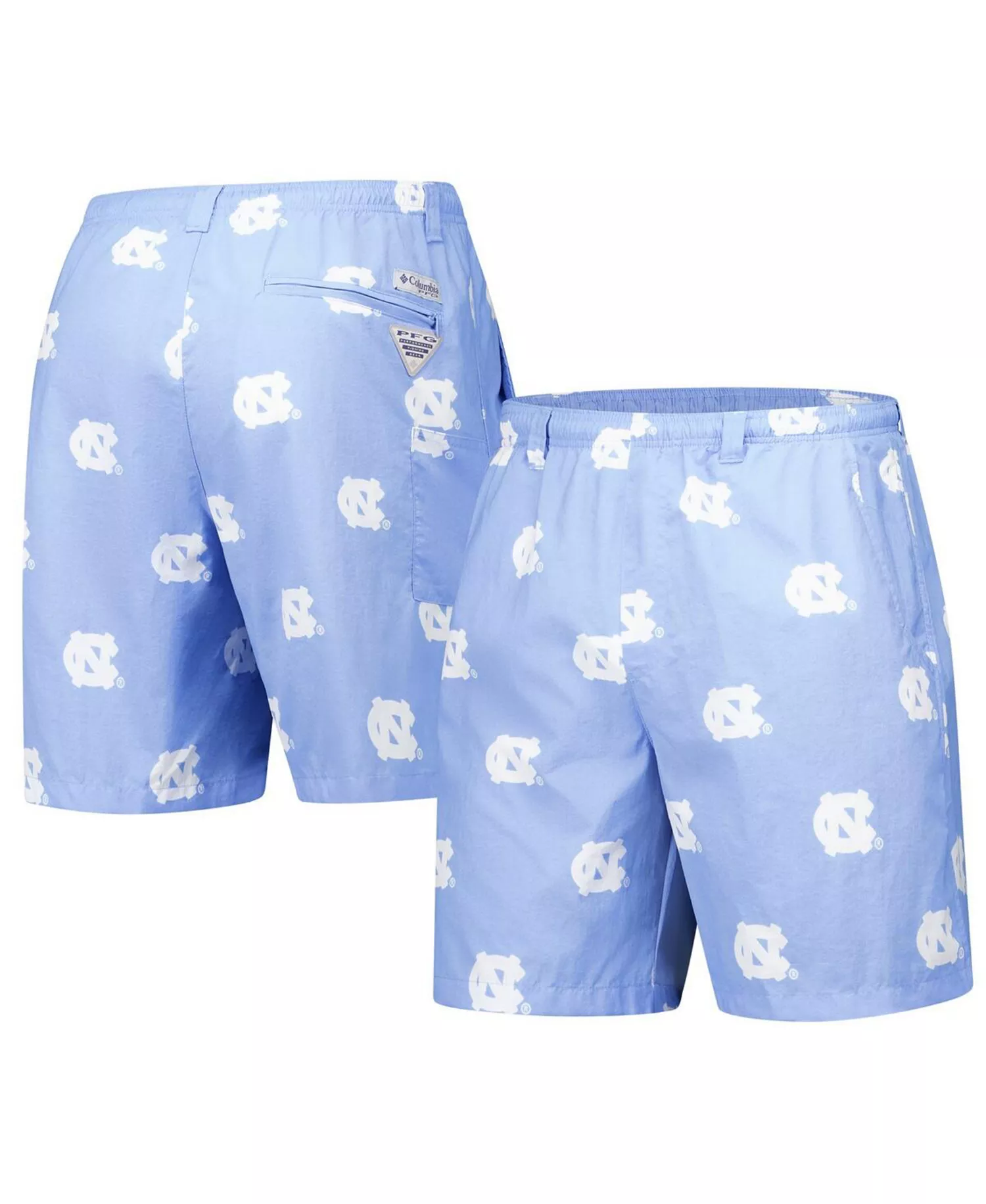 Men's Carolina Blue North Carolina Tar Heels Back Cast III Printed Shorts - Carolina Blue - M