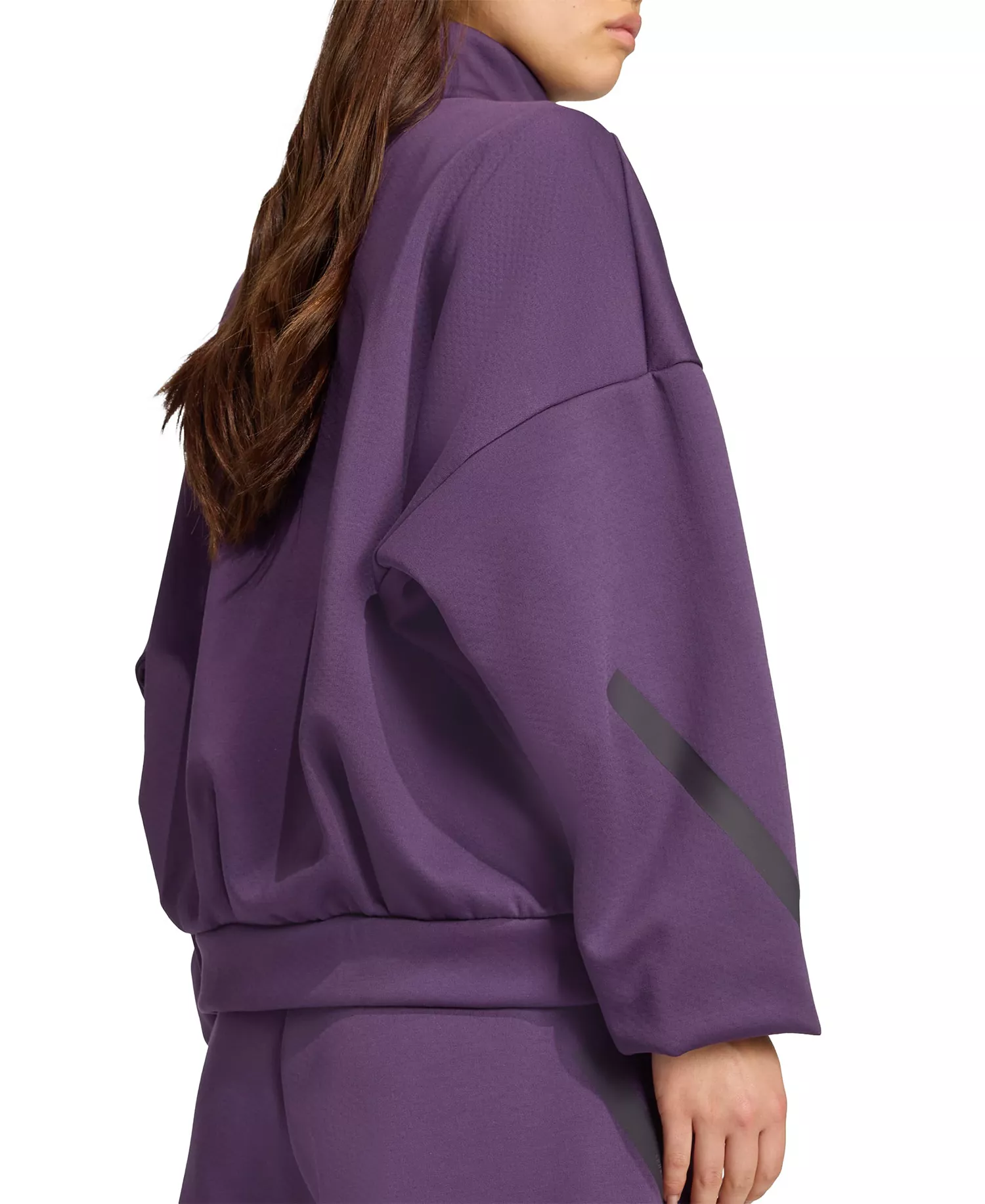 Women's Z.N.E. Zip-Front Long Sleeve Track Jacket  - Aurora Plum - L