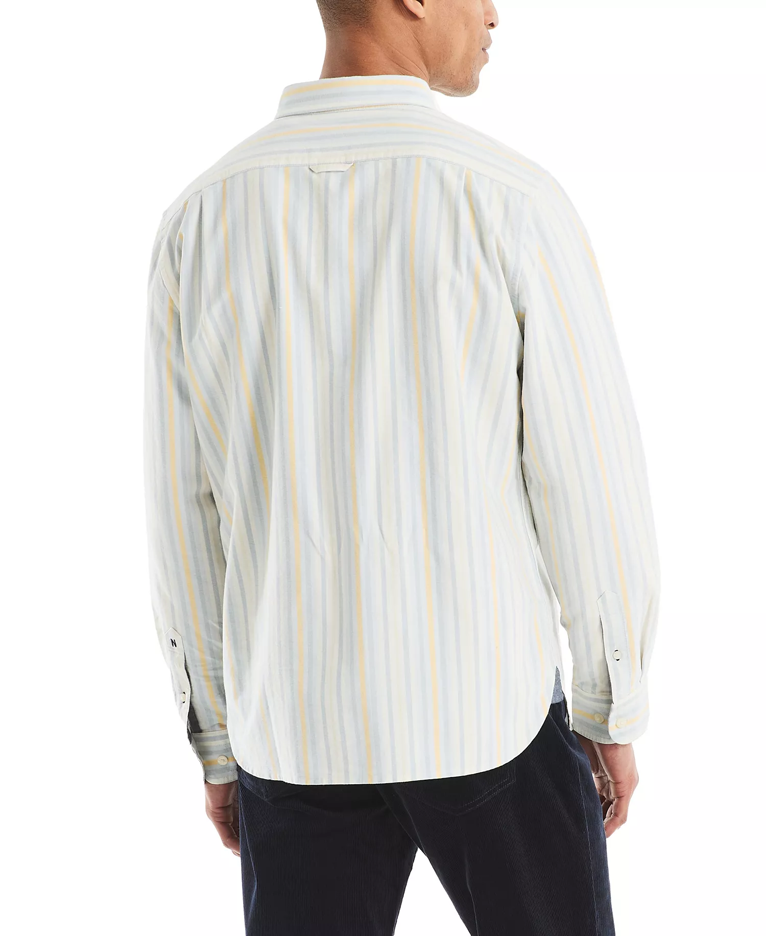 Men's Long Sleeve Button-Down Shirt - Sail White - 2XL