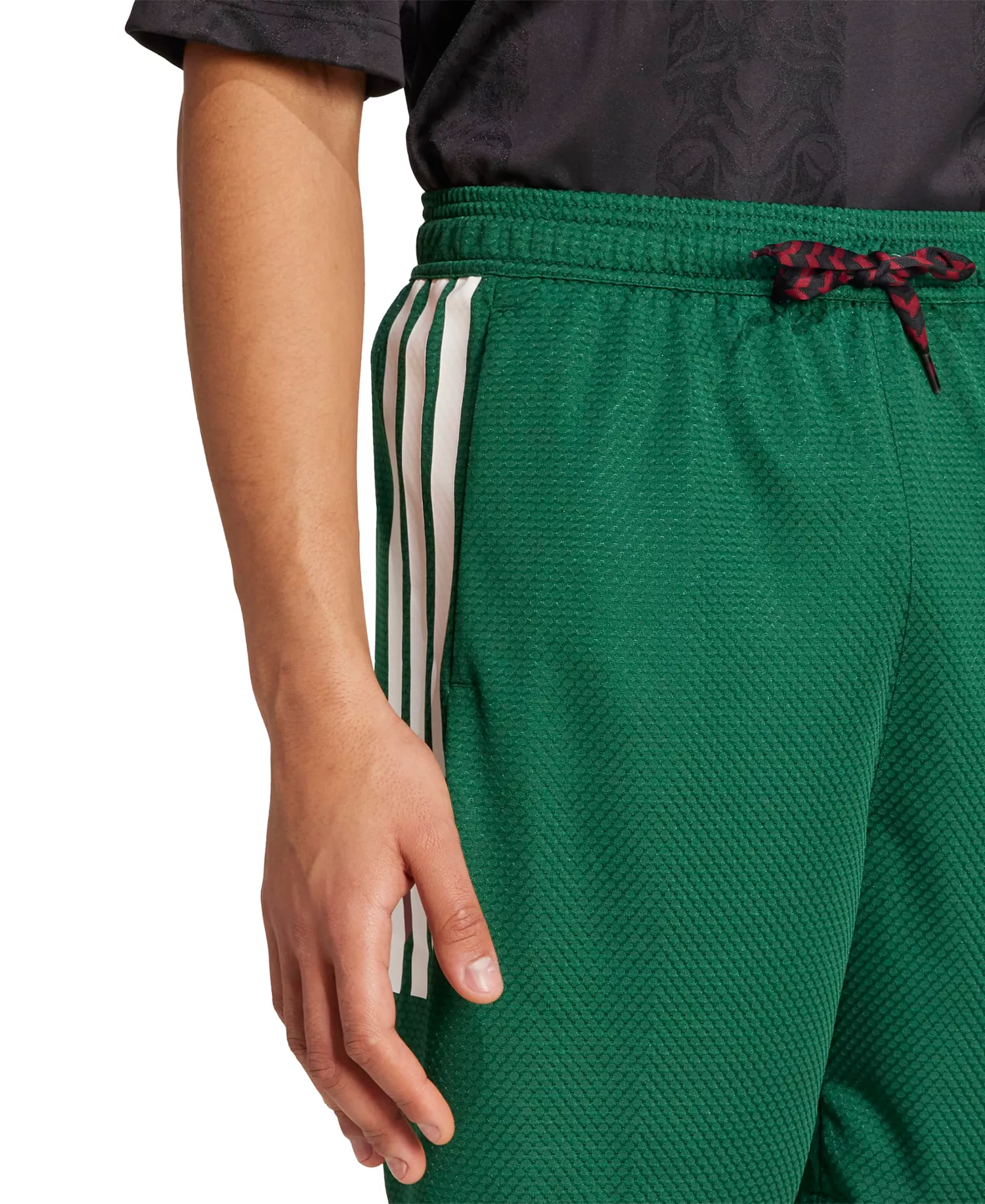 Men's House Of Tiro Nations Pack Shorts - Dark green, Collegiate burgundy, White - L