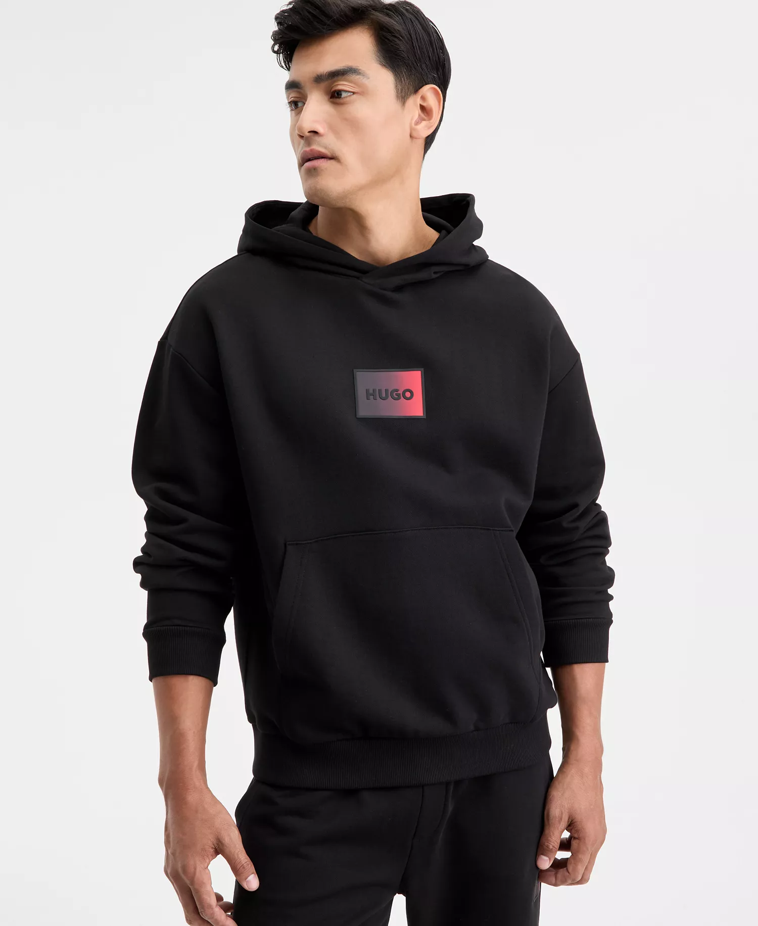 Men's Danohood Long-Sleeve Logo Hoodie - Black - 2XL