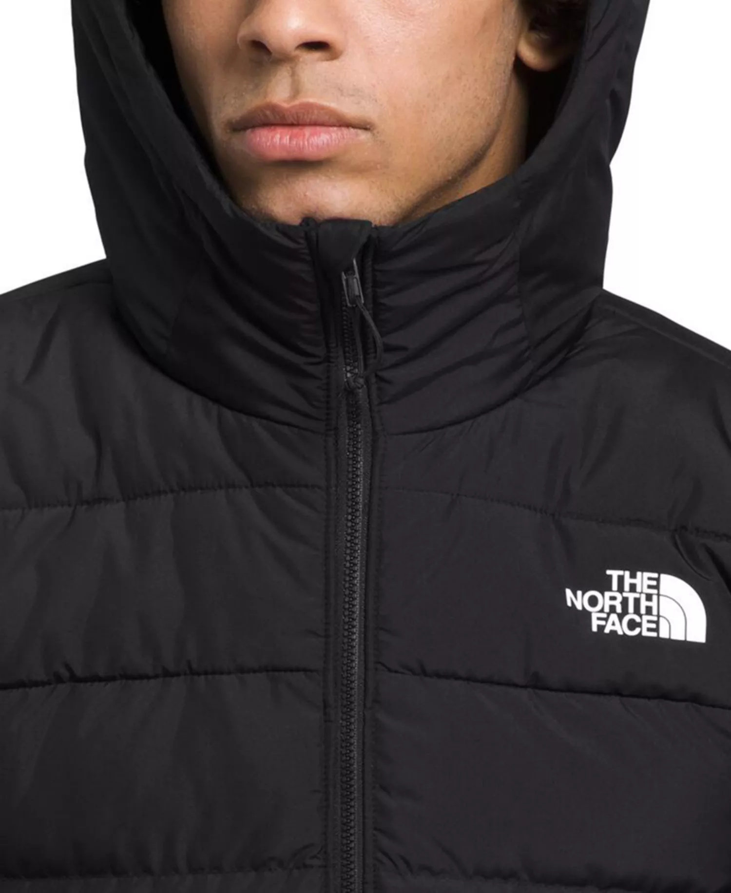 Men's Aconcagua 3 Zip-Front Hooded Puffer Jacket - TNF Black - 2XL