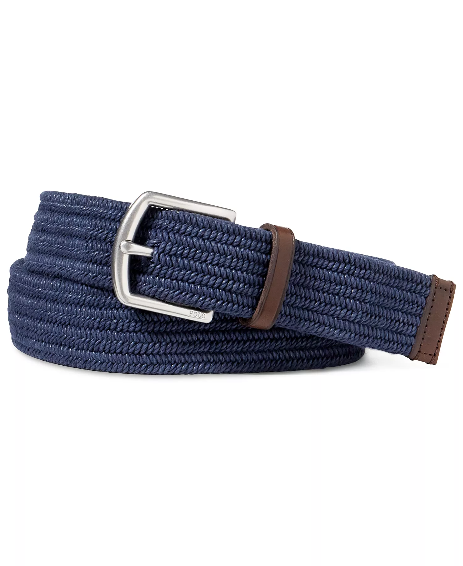 Men's Stretch Waxed Belt - Medium Navy - L