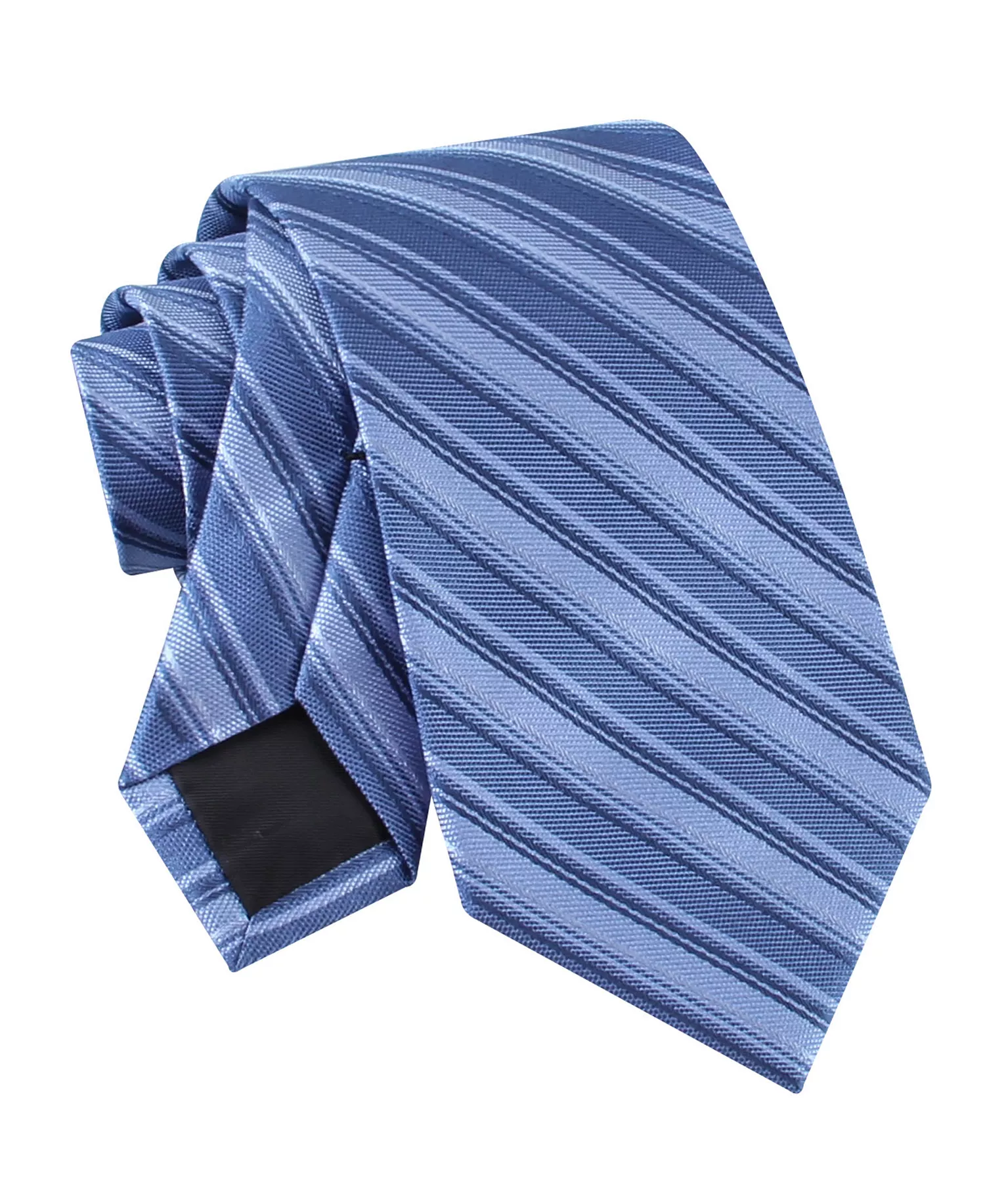 Men's Silk Classic Striped Tie - Blue - ONE SIZE