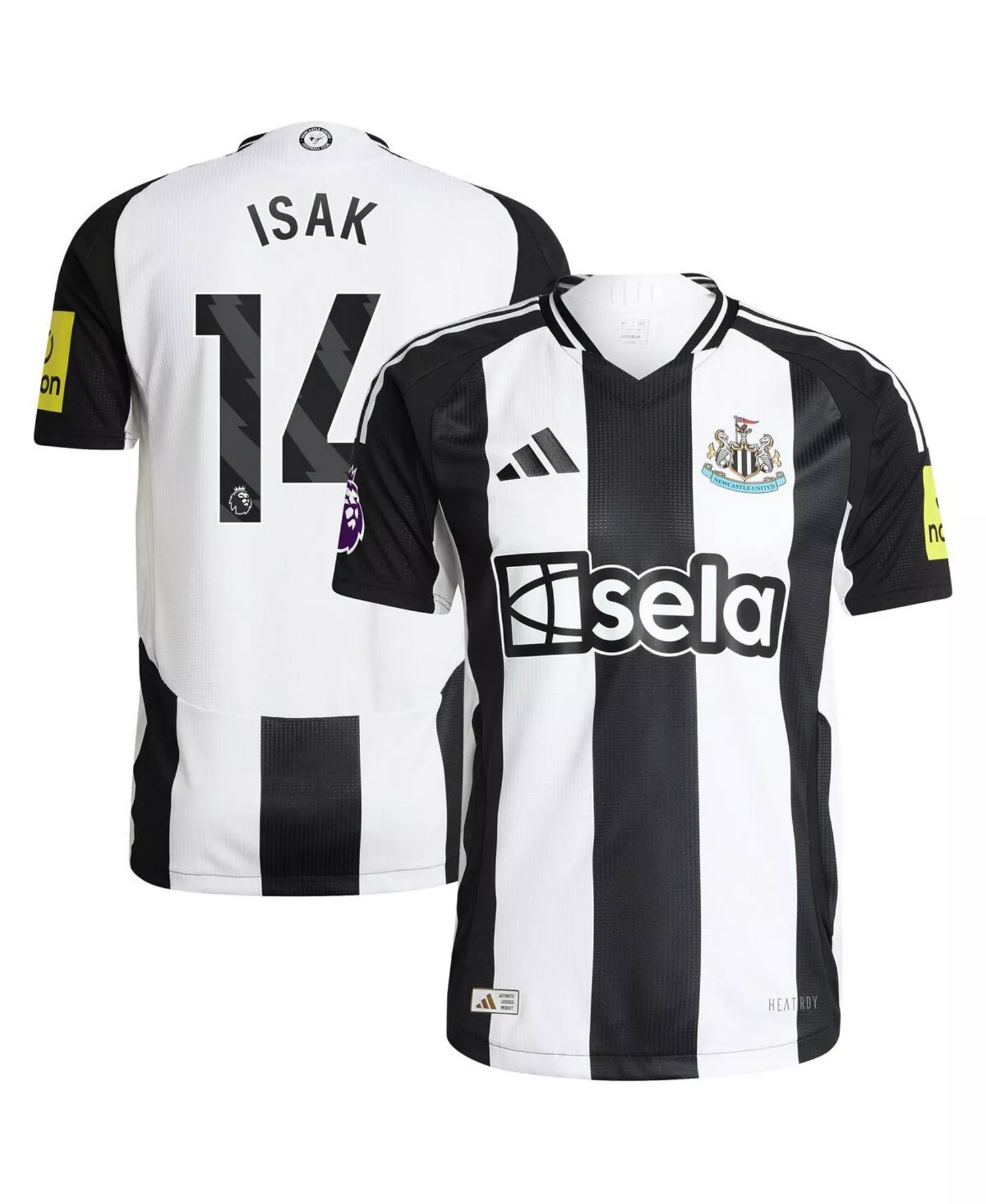 Men's Alexander Isak Black Newcastle United 2024/25 Home Authentic Player Jersey - Black - L