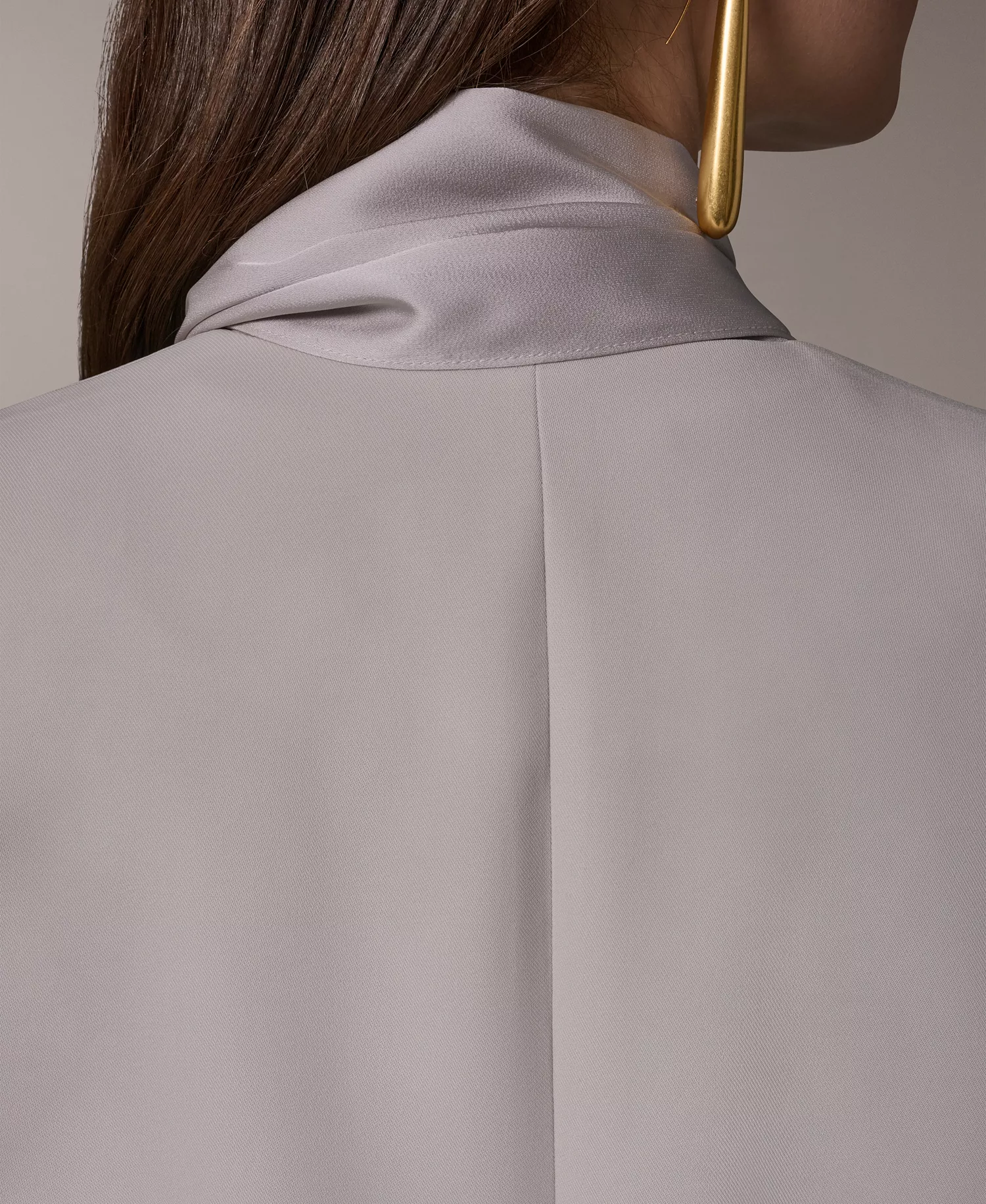 Petite Shawl Collar Long-Sleeve Jacket - Tuscan Grey - 0P