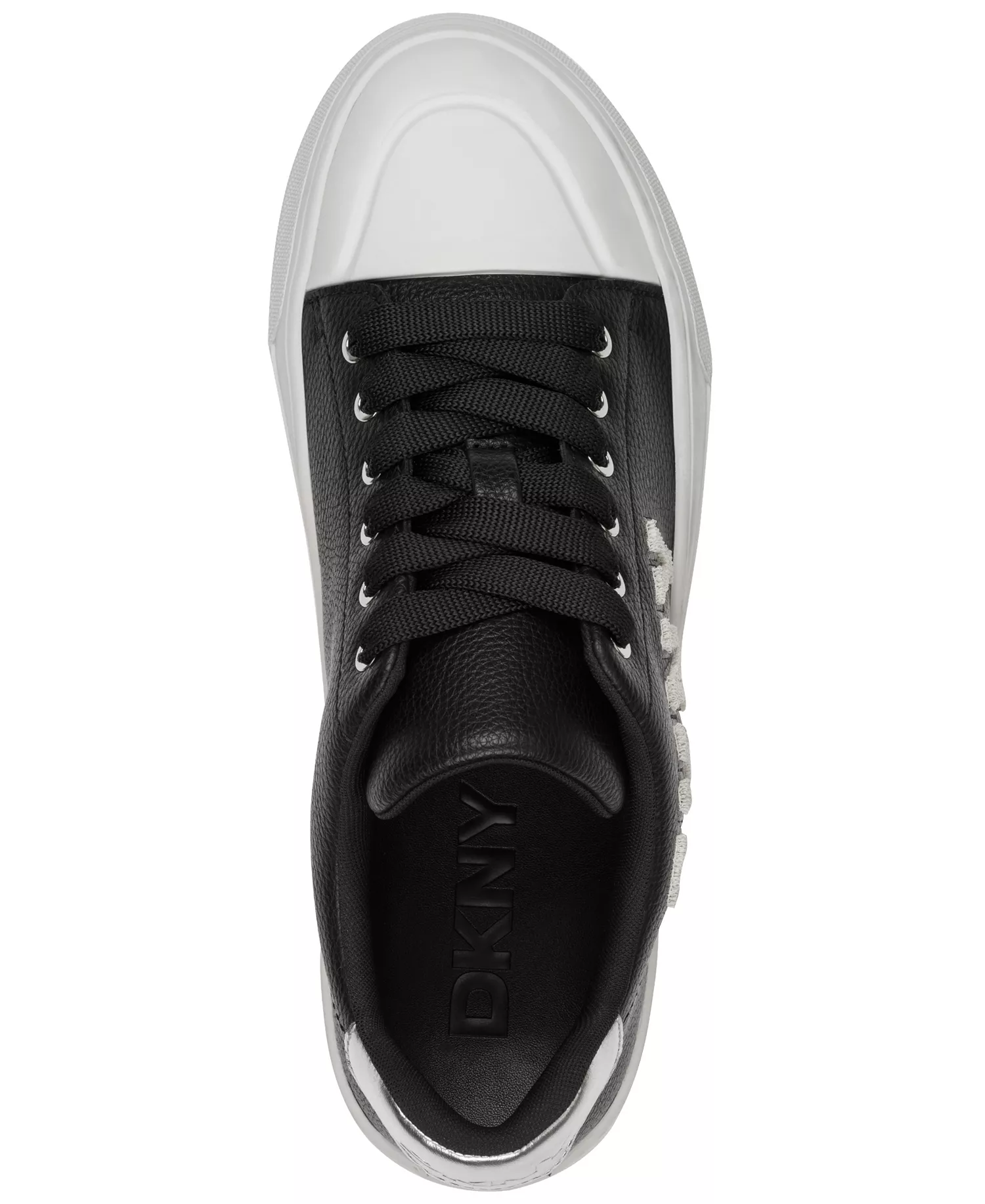 Women's York Lace Up Sneaker - Black - 5.5M