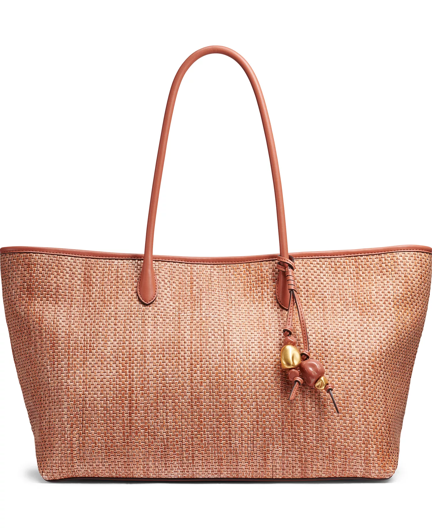 Weekend Woven Large Tote Bag - Amber - ONE SIZE
