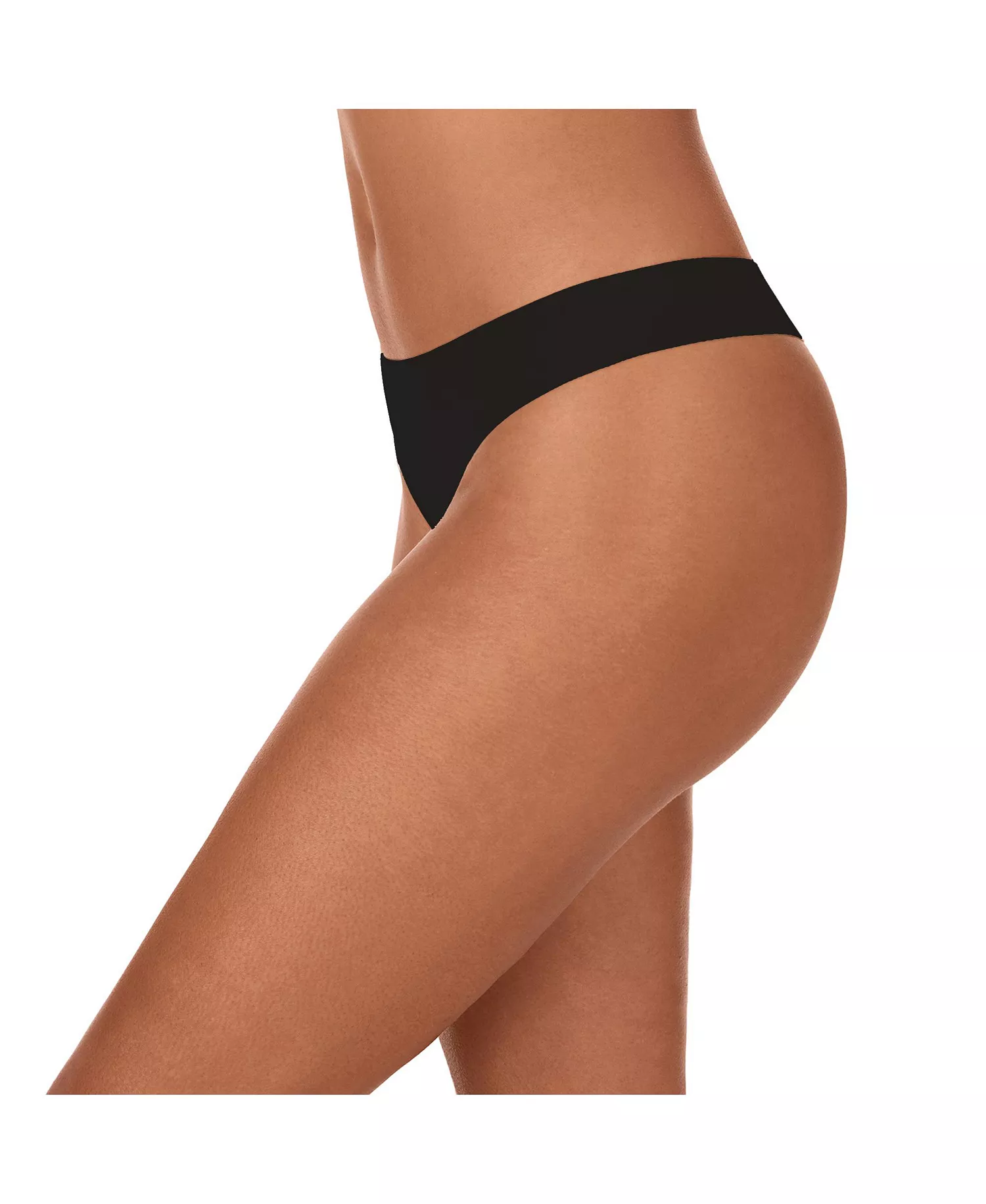 Women's Litewear Cut Anywear Thong Underwear 3 Pack DK5026P3 - Black - Large