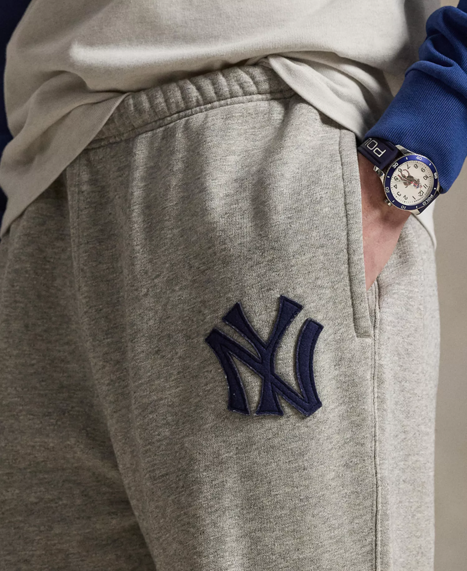 Men's Logo Patch Sweatpants - Loft Heather - 2XL