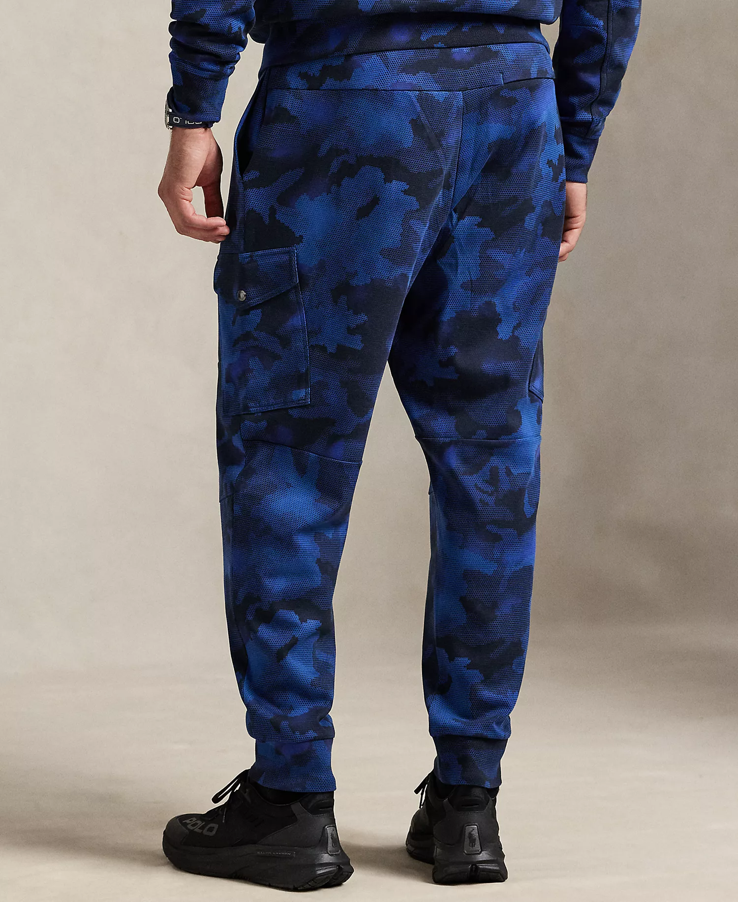 Men's Big & Tall Camo Print Cargo Jogger Pants - Spy Camo - 2LT