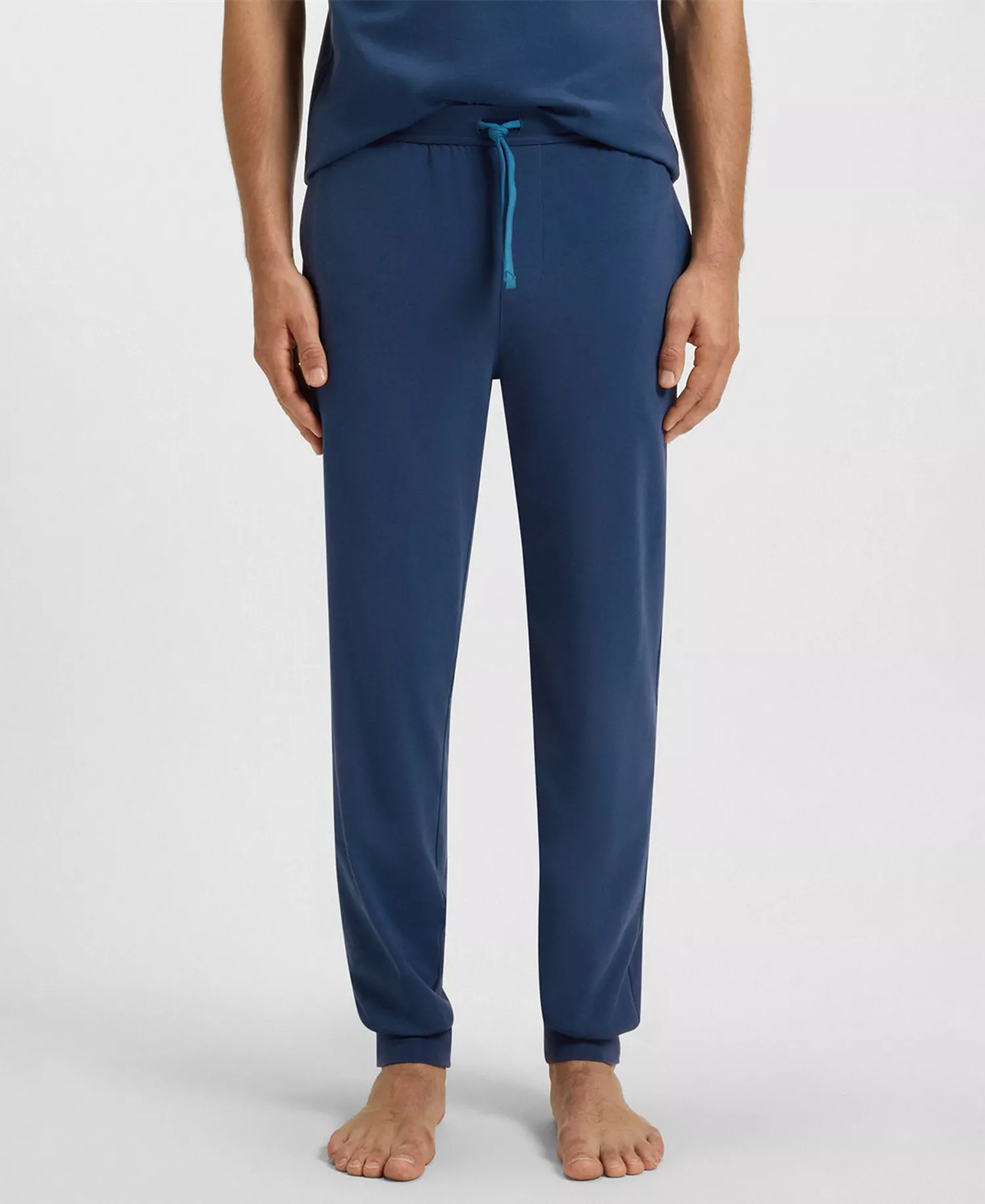 Men's Mix and Match Drawstring Waistband Jogger Pants - Blue - L