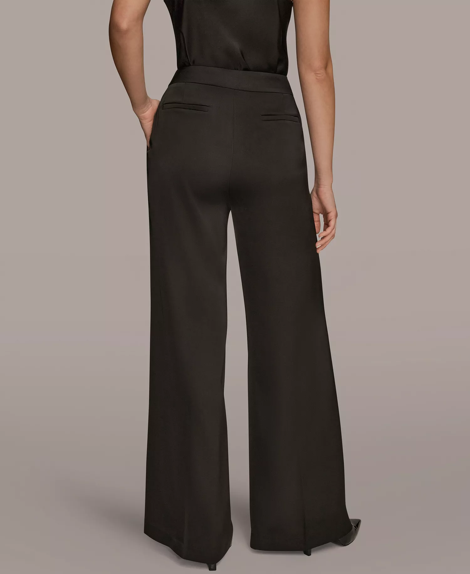 Women’s Wide Leg Pants - Black - 0