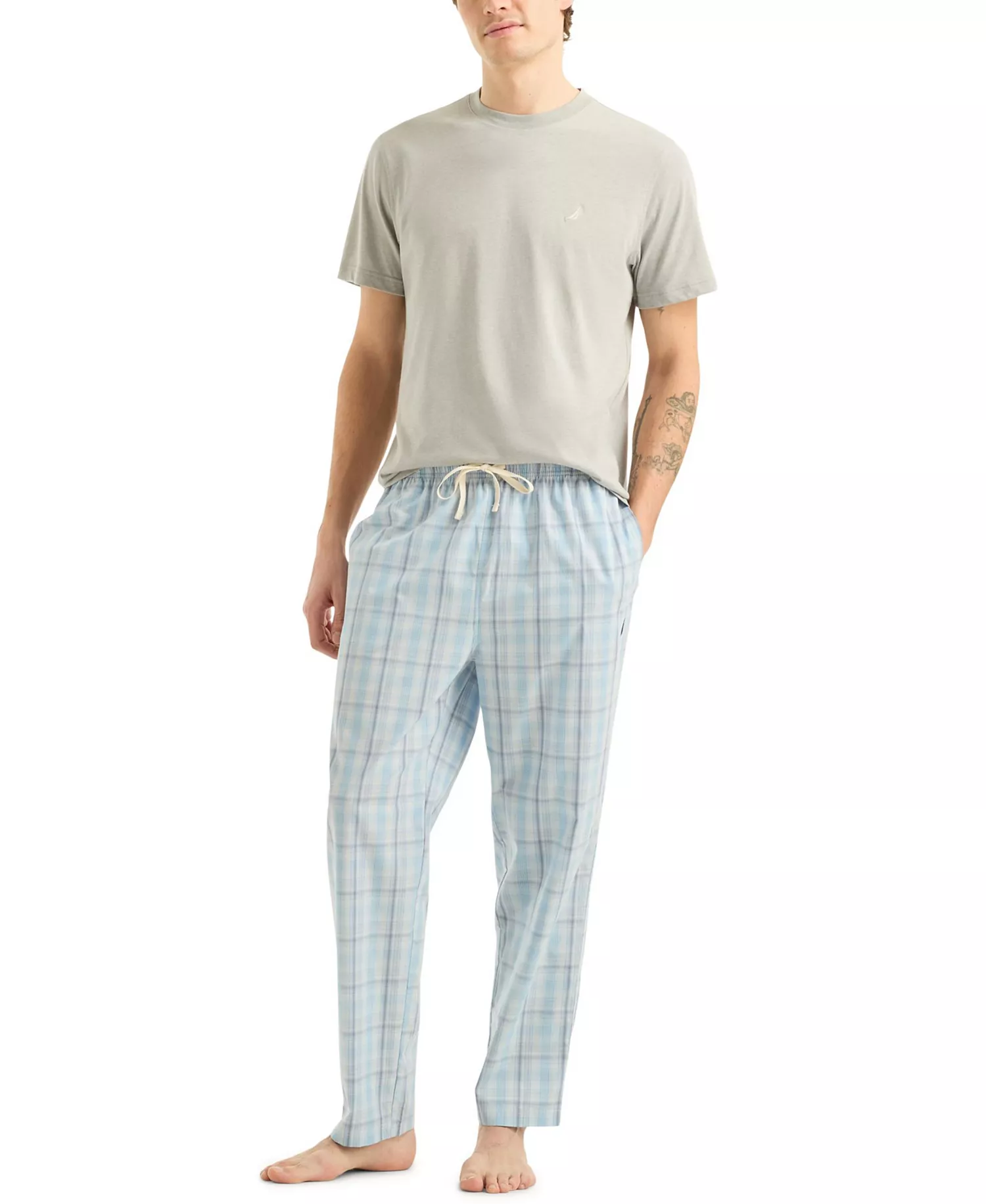 Men's Classic-Fit Pants - Blue - L