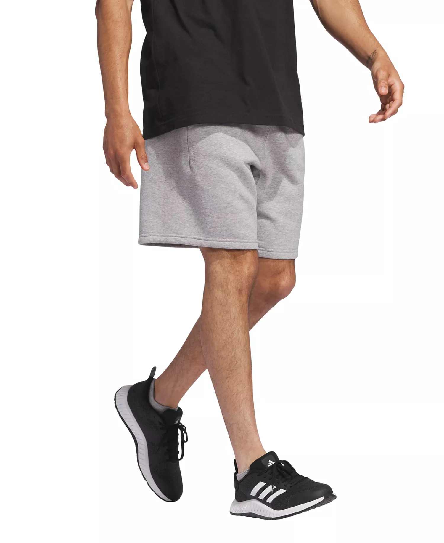 Men's All Season Fleece Shorts - Medium gray heather - 2XL