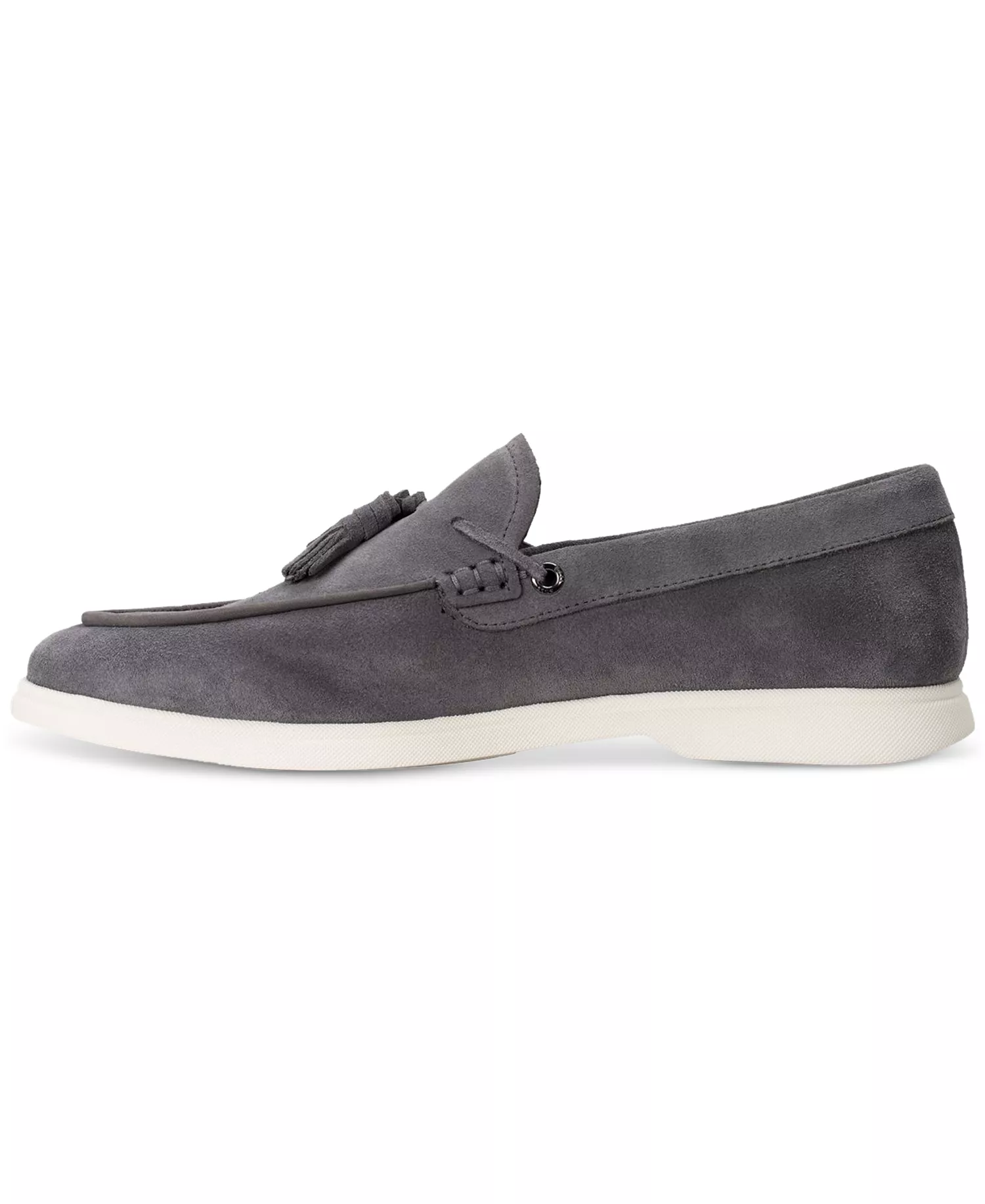 Men's Sienne Moccasin Slip-On Tassel Loafers - Medium Grey - 10M