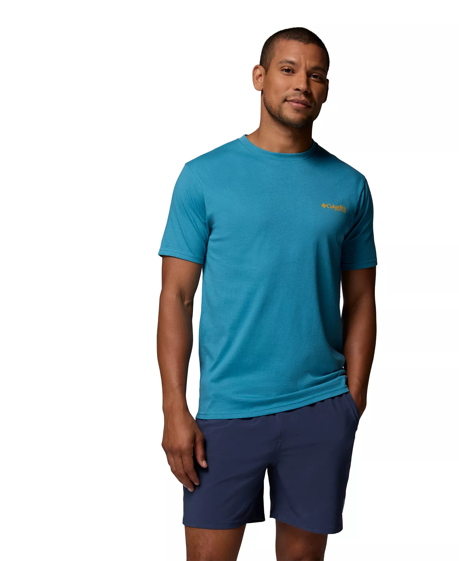 Men's Yuri Graphic T-Shirt - Canyon blue - L