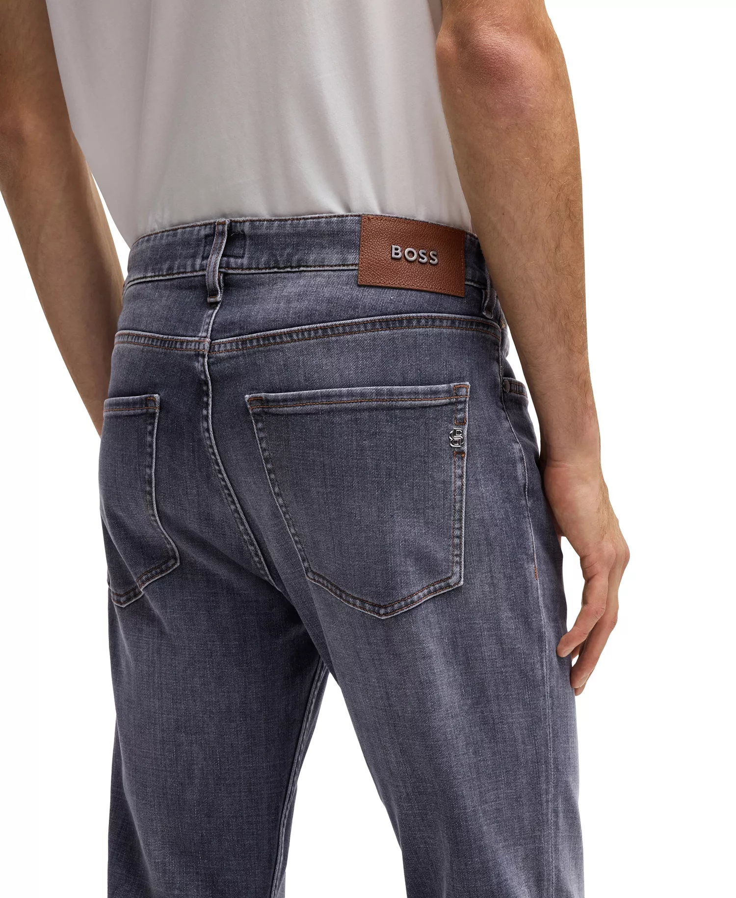 Men's Soft-Touch Denim Slim-Fit Jeans - Dark Gray - 30x34