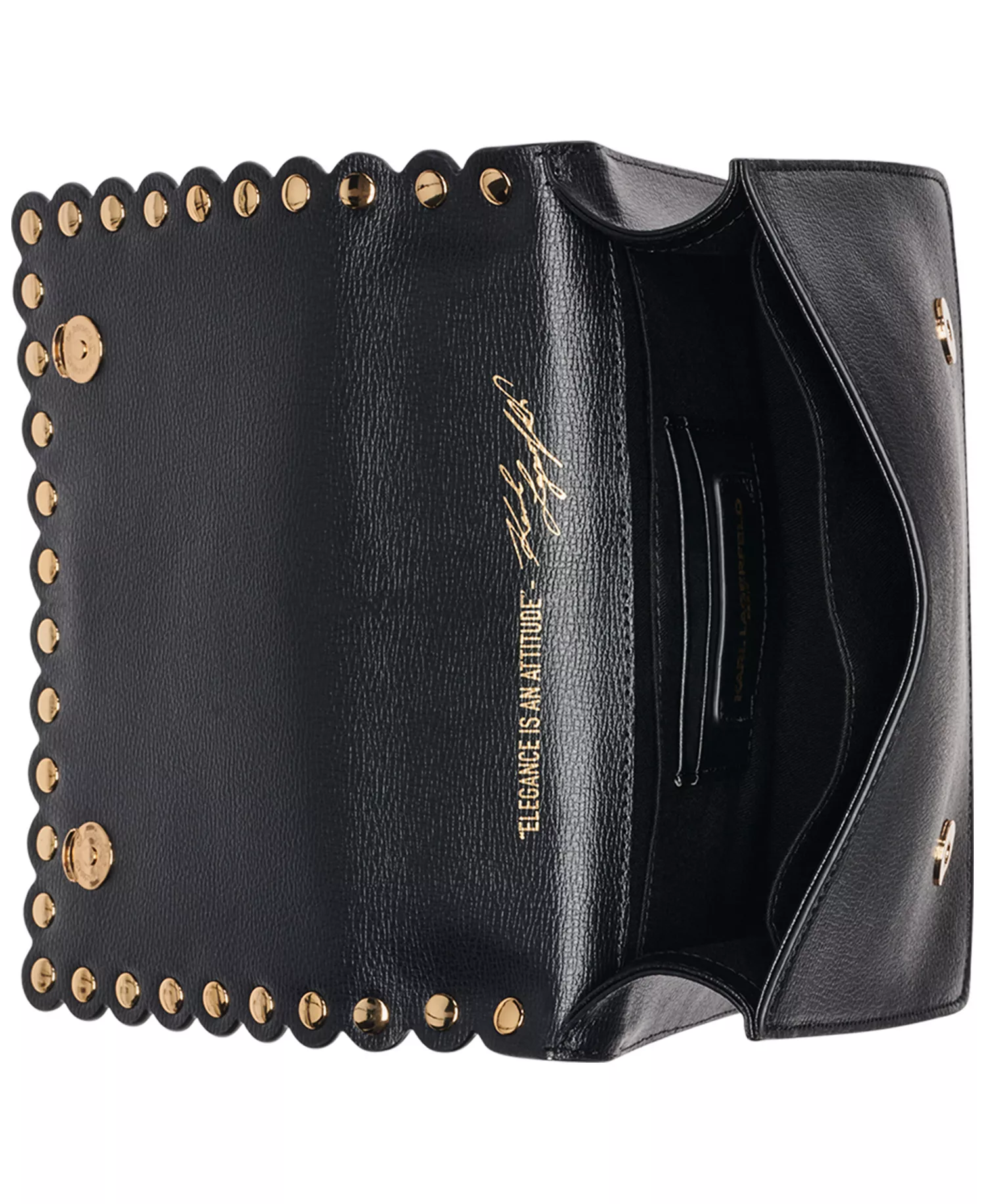 Simone Small Crossbody Handbag - Black/gold - Small