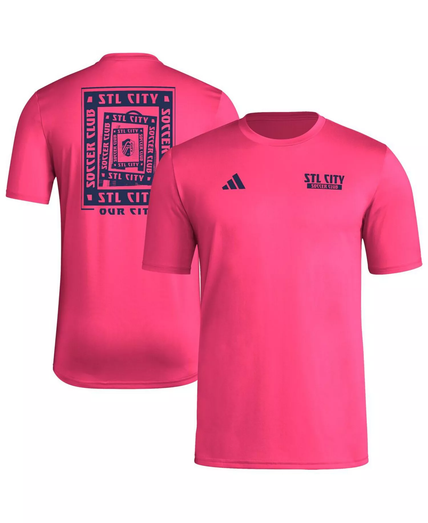 Men's Red St. Louis City SC Local Wrap T-Shirt - Red - 2XL