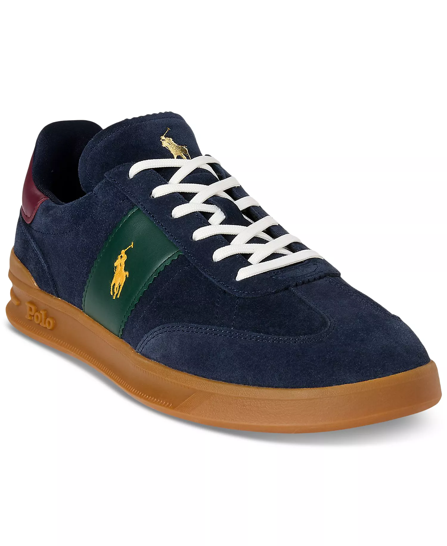 Men's Heritage Aera Suede Sneakers - Navy/wine/forest - 10