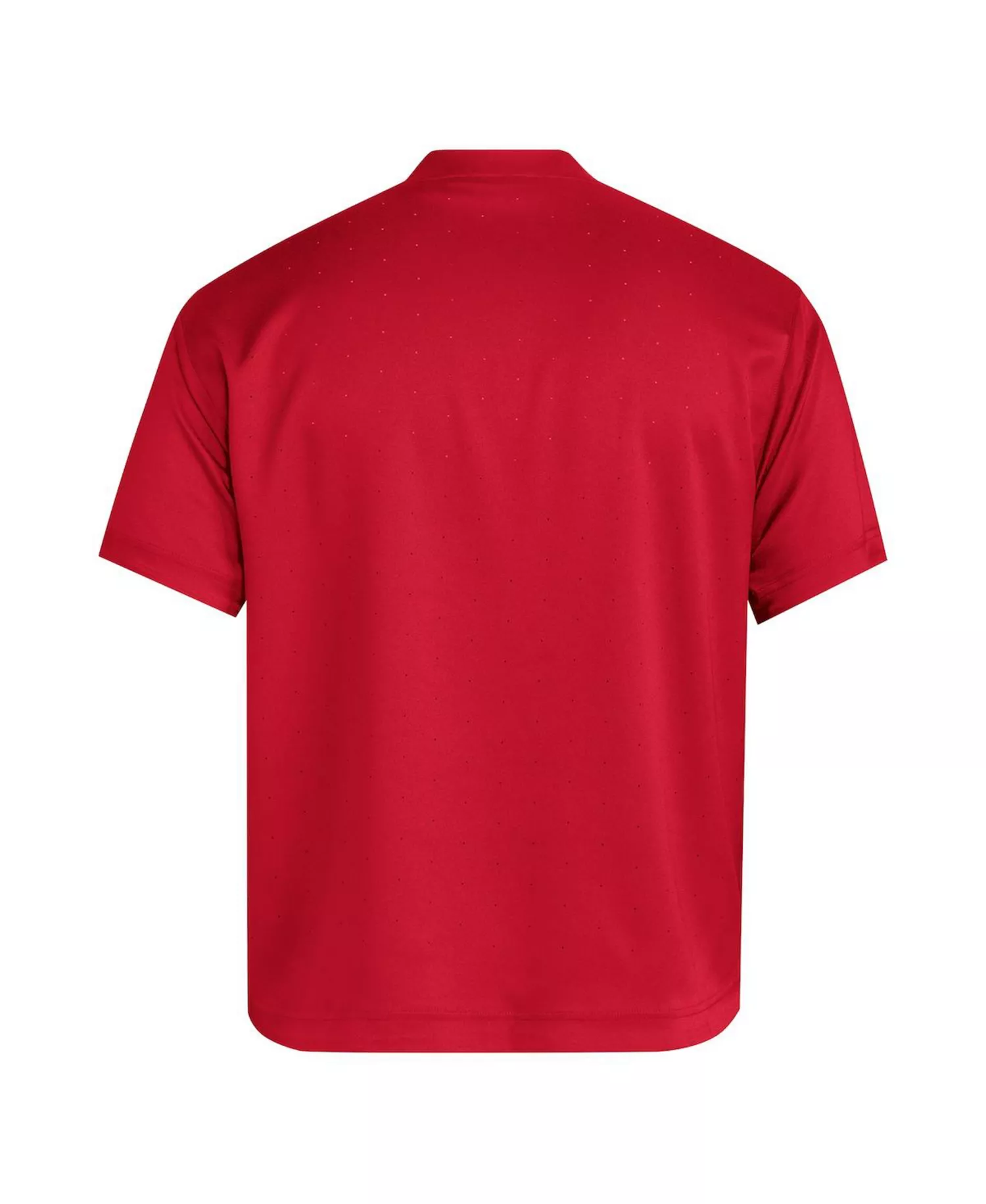 Men's Red Nebraska Huskers Dugout Coaches Adizero Notch Neck Pullover Sweatshirt - Red - L